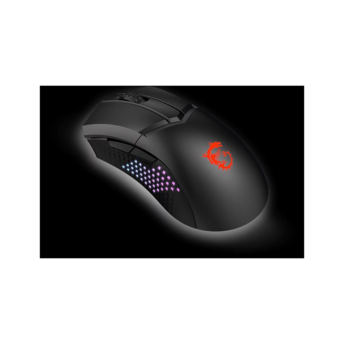 MSI Clutch GM51 - Maus - leicht - Für Rechtshänder - optisch - 6 Tasten