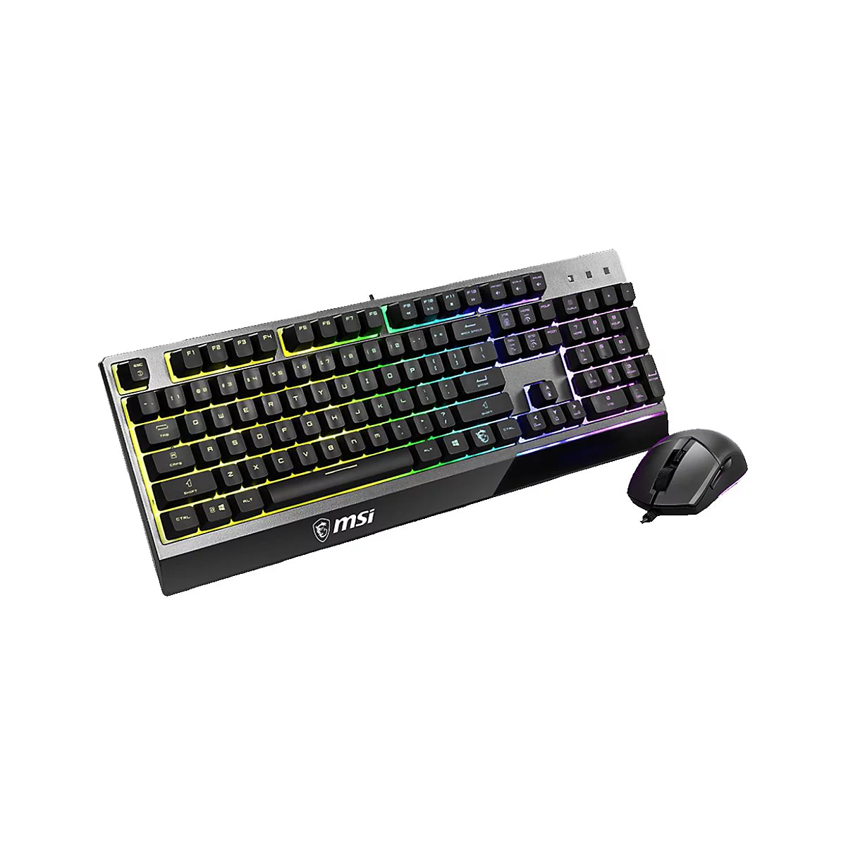 MSI Vigor GK30 combo - Tastatur-und-Maus-Set - hintergrundbeleuchtet - USB - Deutsch