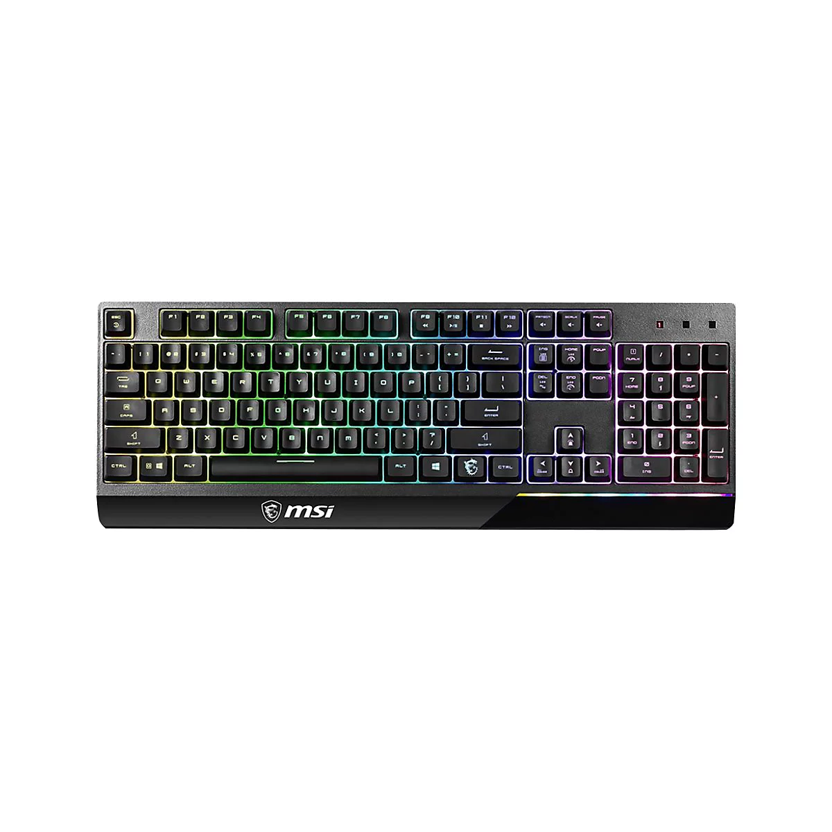MSI Vigor GK30 - Tastatur - hintergrundbeleuchtet - USB - Deutsch
