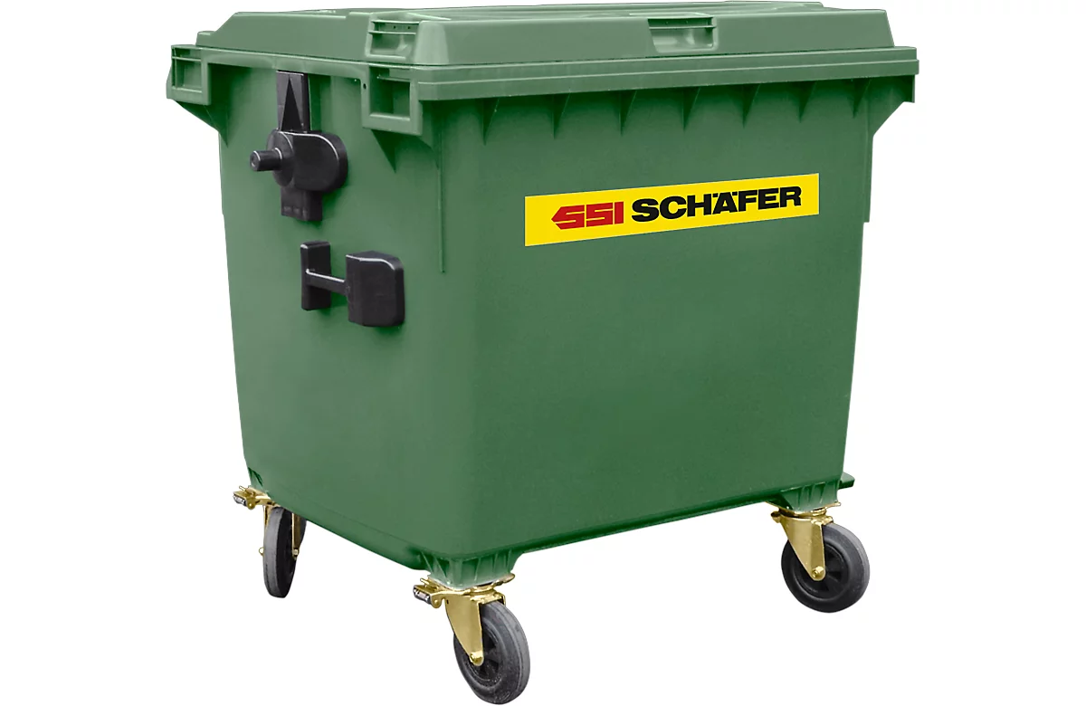 Müllcontainer MGB 1100 FD, Kunststoff, 1100 l, grün