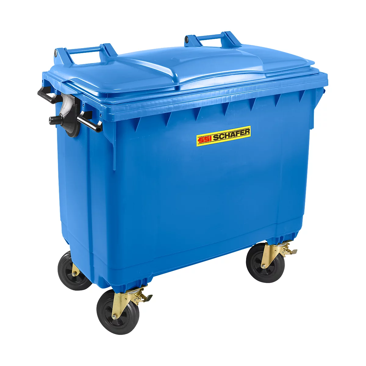 Müllcontainer MGB 660 FD, Kunststoff, 660 l, blau