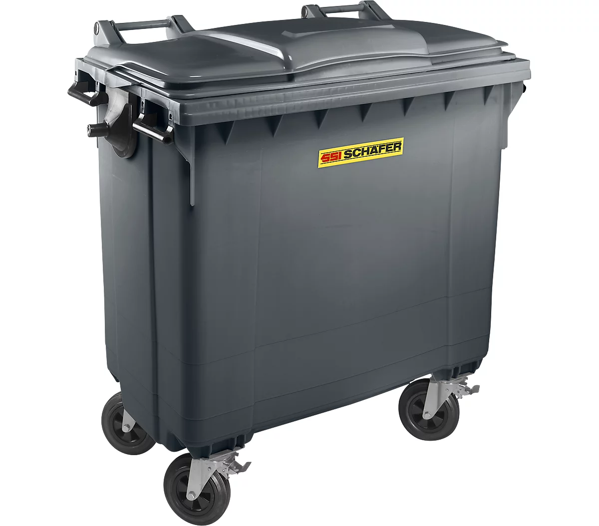 Müllcontainer MGB 770 FD, Kunststoff, 770 l, anthrazit