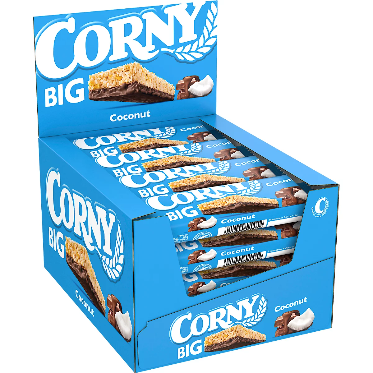 Müsliriegel Corny Big Coconut, Karton mit 24 Riegel je 50 g