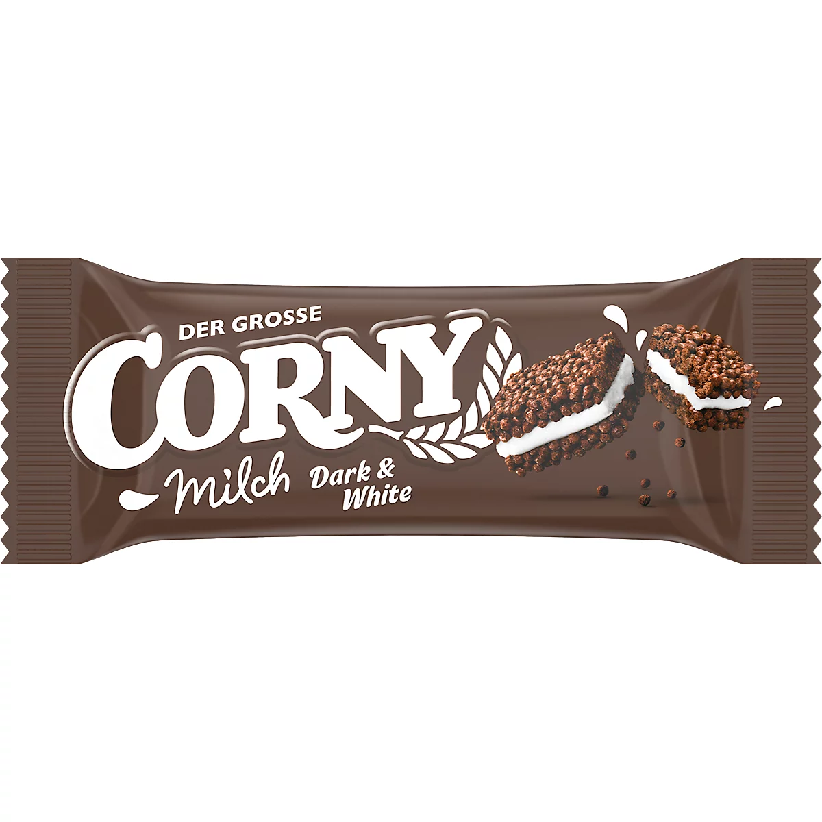 Müsliriegel Corny Milch Dark & White, Karton mit 24 Riegel je 40 g