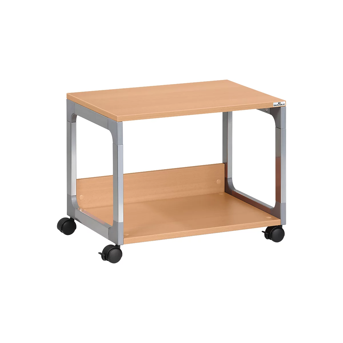 Multi Trolley 48, silber/Buche-Dekor