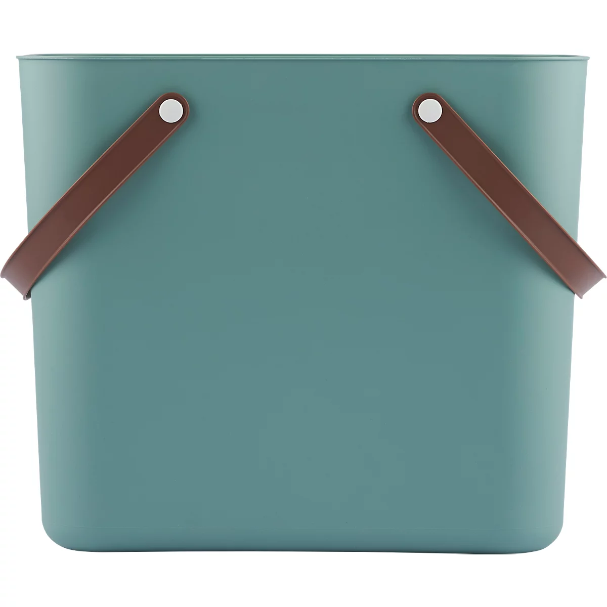 Multibag ALBULA "Classic", 25 Liter, bis 40 kg, Bügelgriffe, Recyclingkunststoff, L 400 x B 235 x H 340 mm, grün