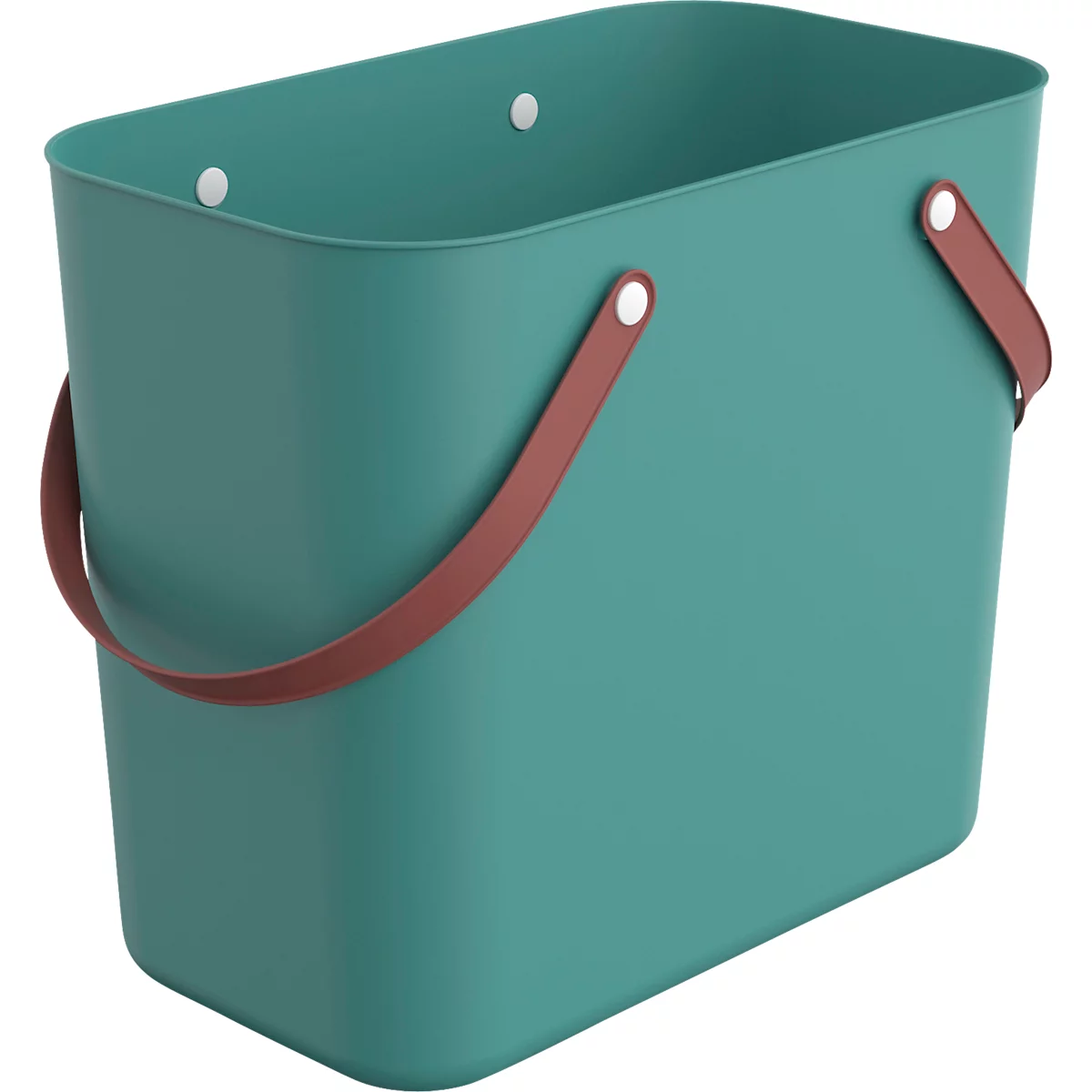 Multibag ALBULA "Classic", 25 Liter, bis 40 kg, Bügelgriffe, Recyclingkunststoff, L 400 x B 235 x H 340 mm, grün