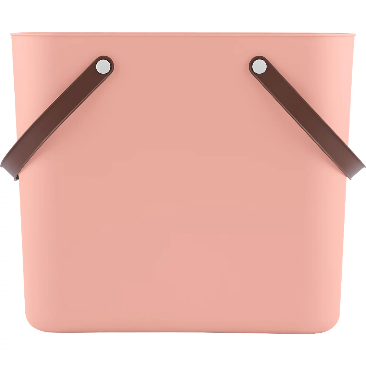 Multibag ALBULA "Classic", 25 litres, jusqu'à 40 kg, poignées en forme d'arceau, plastique recyclé, L 400 x l 235 x H 340 mm, rose