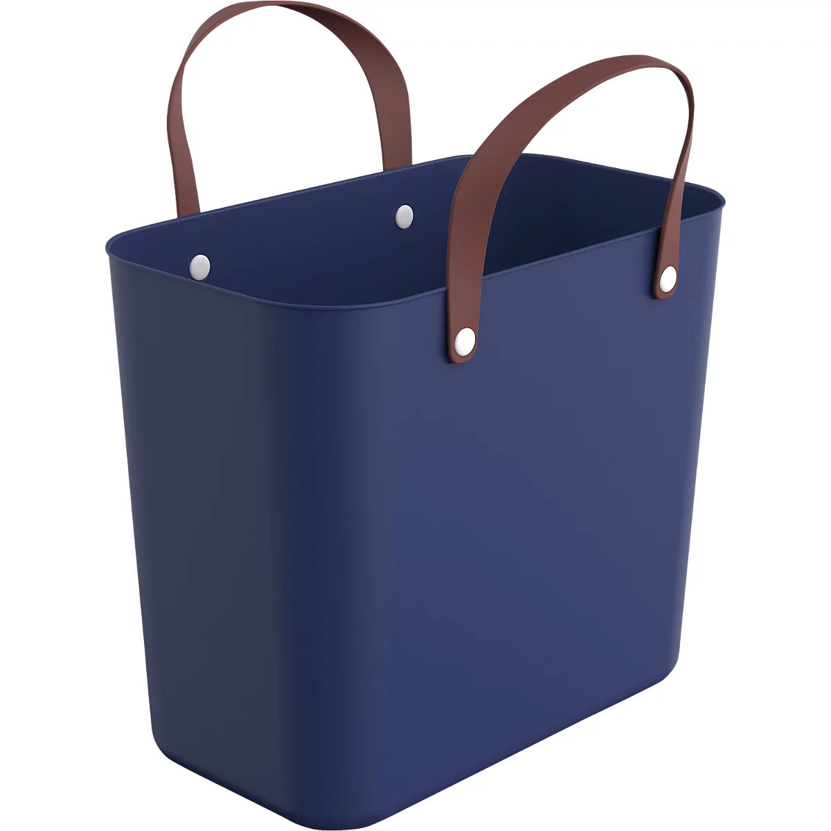 Multibag ALBULA "Style", 25 Liter, bis 40 kg, ergonomische Griffe, Recyclingkunststoff, L 400 x B 235 x H 340 mm, blau
