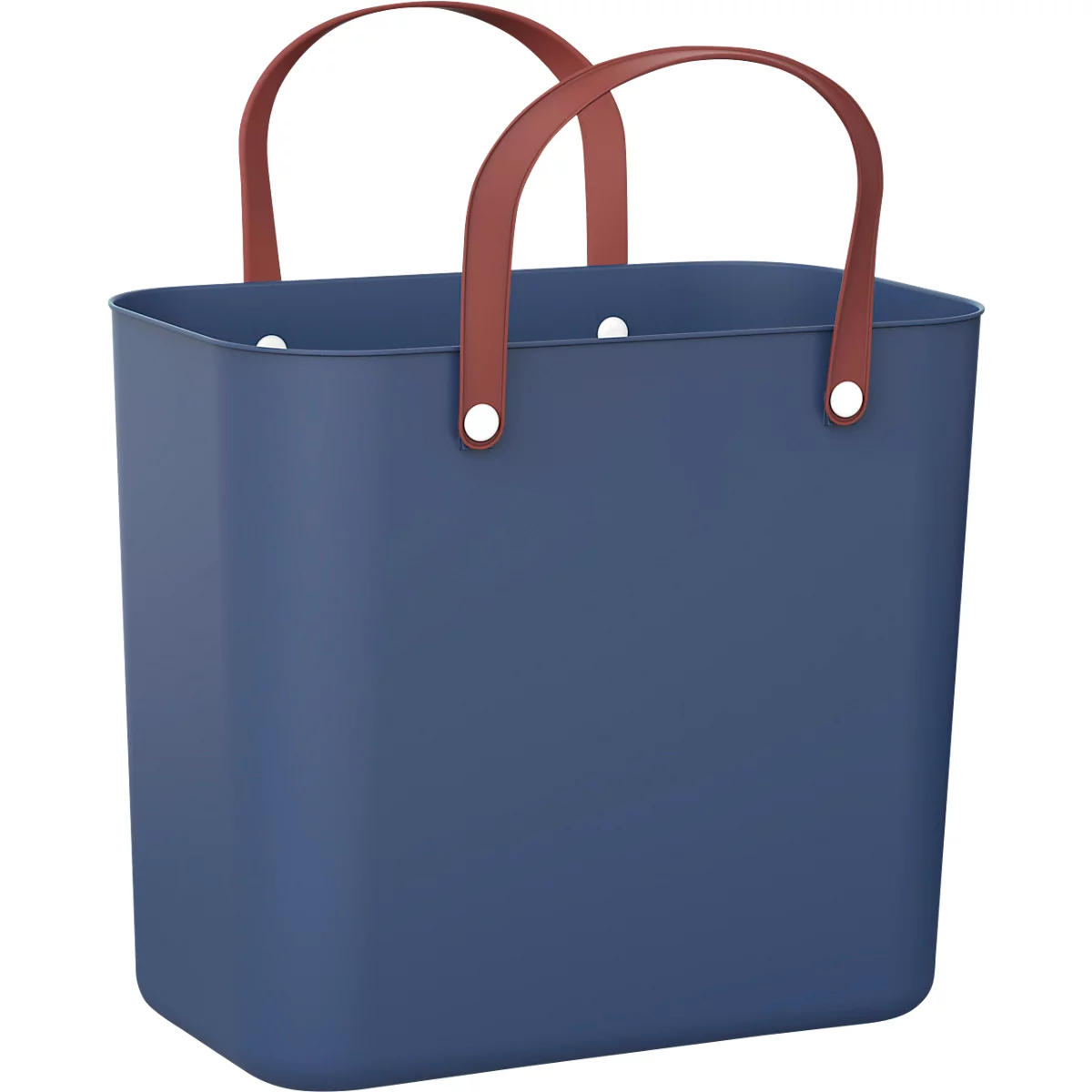 Multibag ALBULA "Style", 25 Liter, bis 40 kg, ergonomische Griffe, Recyclingkunststoff, L 400 x B 235 x H 340 mm, blau