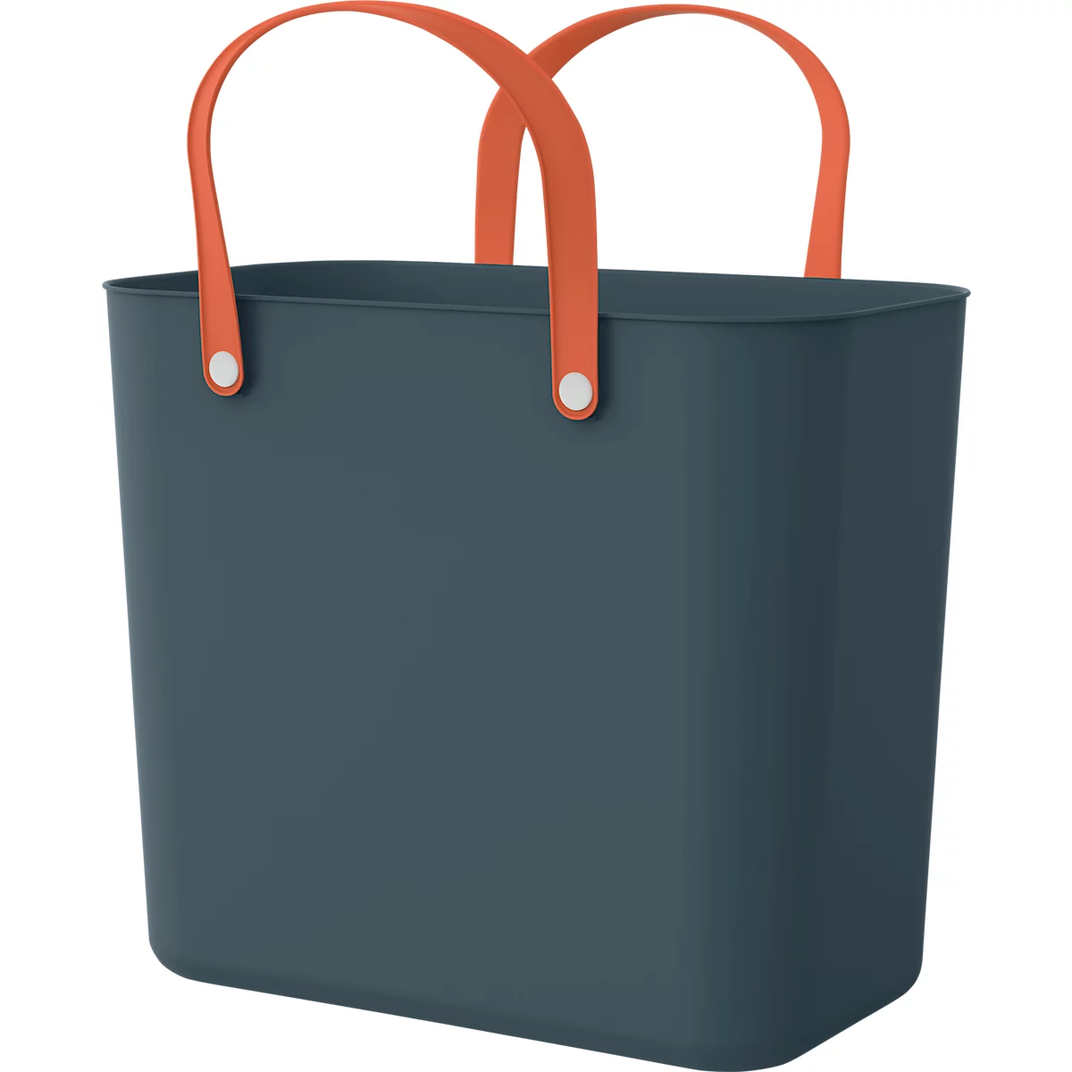 Multibag ALBULA "Style", 25 Liter, bis 40 kg, ergonomische Griffe, Recyclingkunststoff, L 400 x B 235 x H 340 mm, navyblau