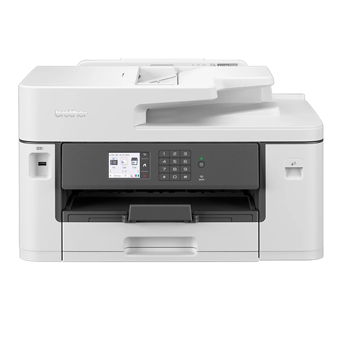 Multifunctionele inkjetprinter Brother MFC-J5345DW, kleur, printen/kopiëren/scannen/faxen, USB/LAN/WLAN, duplex, tot A3