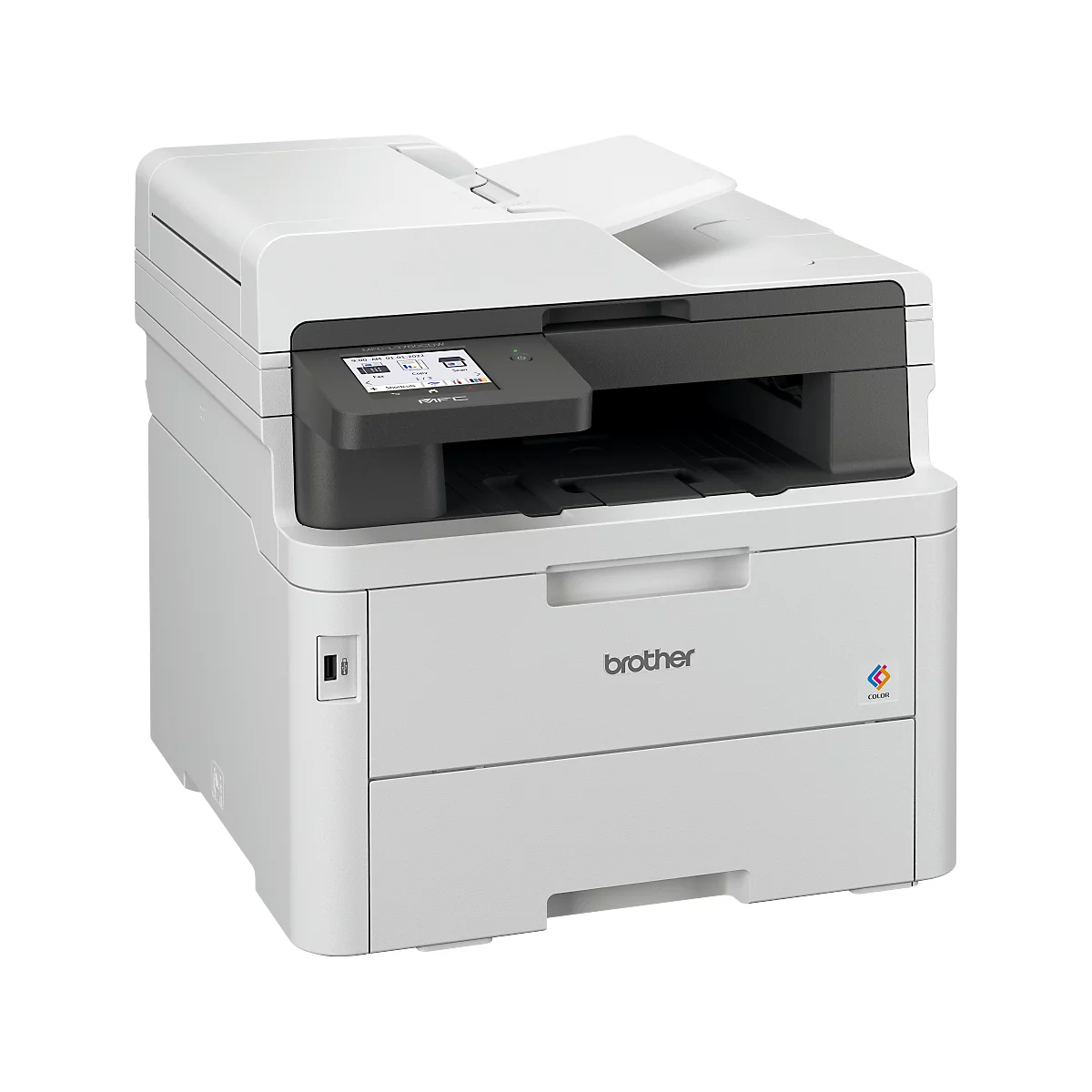 Multifunctionele kleurenlaserprinter Brother MFC-L3760CDW, 4 in 1, USB/LAN/WLAN, auto duplex, tot A4, incl. toner