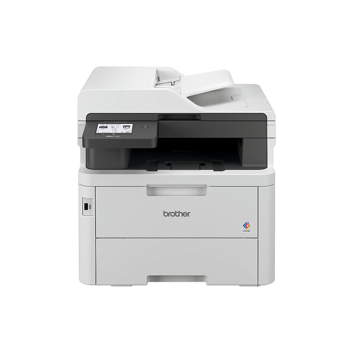 Multifunctionele kleurenlaserprinter Brother MFC-L3760CDW, 4 in 1, USB/LAN/WLAN, auto duplex, tot A4, incl. toner