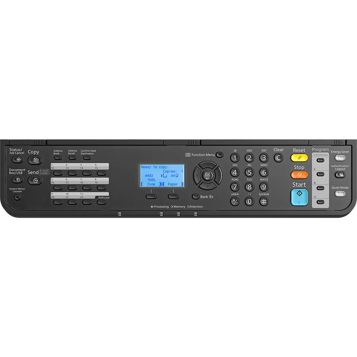 Multifunctionele laserprinter Kyocera ECOSYS MA4000x, zwart-wit, 3-in-1, USB/LAN/SD-kaart, automatisch dubbelzijdig/mobiel afdrukken, tot A4, incl. toner