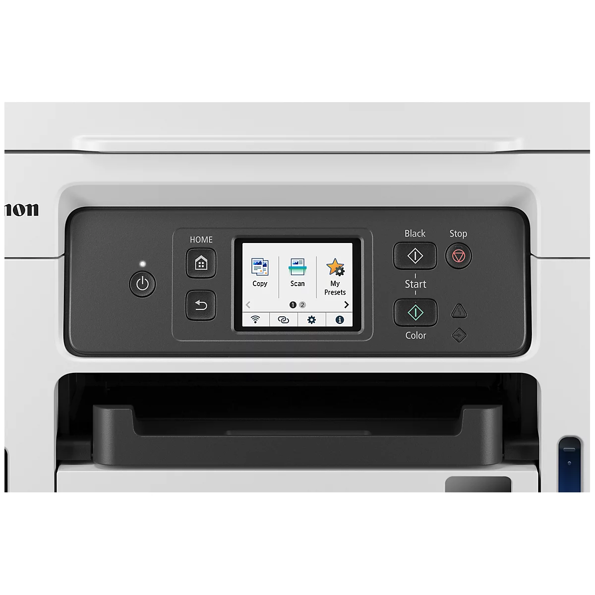 Multifunktionsdrucker Canon MAXIFY GX4050, 4-in-1, USB/LAN/WLAN, Auto Duplex/Mobildruck/Cloud, bis A4, inkl. 4 Tintenflaschen