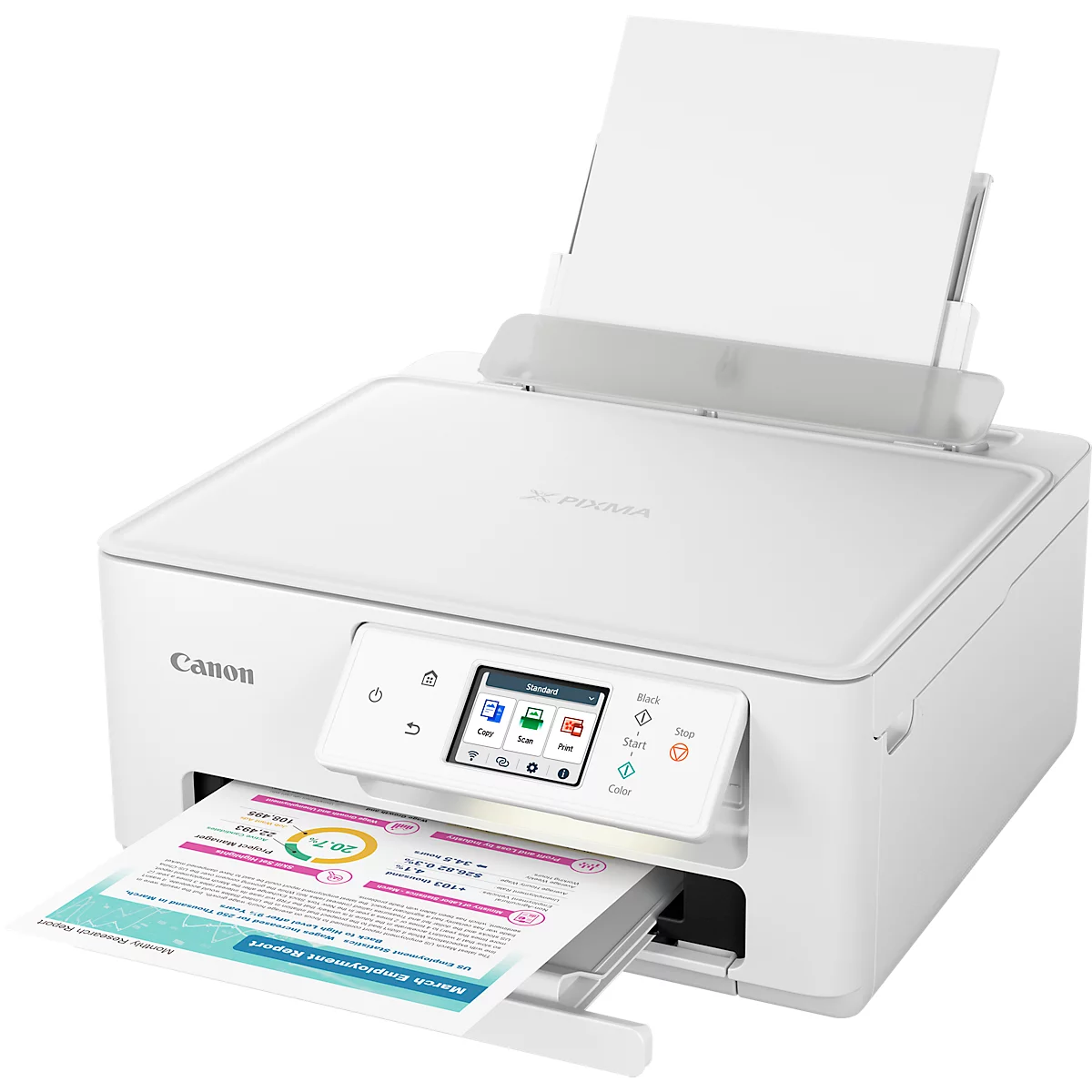 Multifunktionsdrucker Canon PIXMA TS7650i, 3 in 1, USB/WLAN/Cloud, Auto-Duplex/Mobildruck, bis A4, inkl. 2 Tinten-Druckköpfen