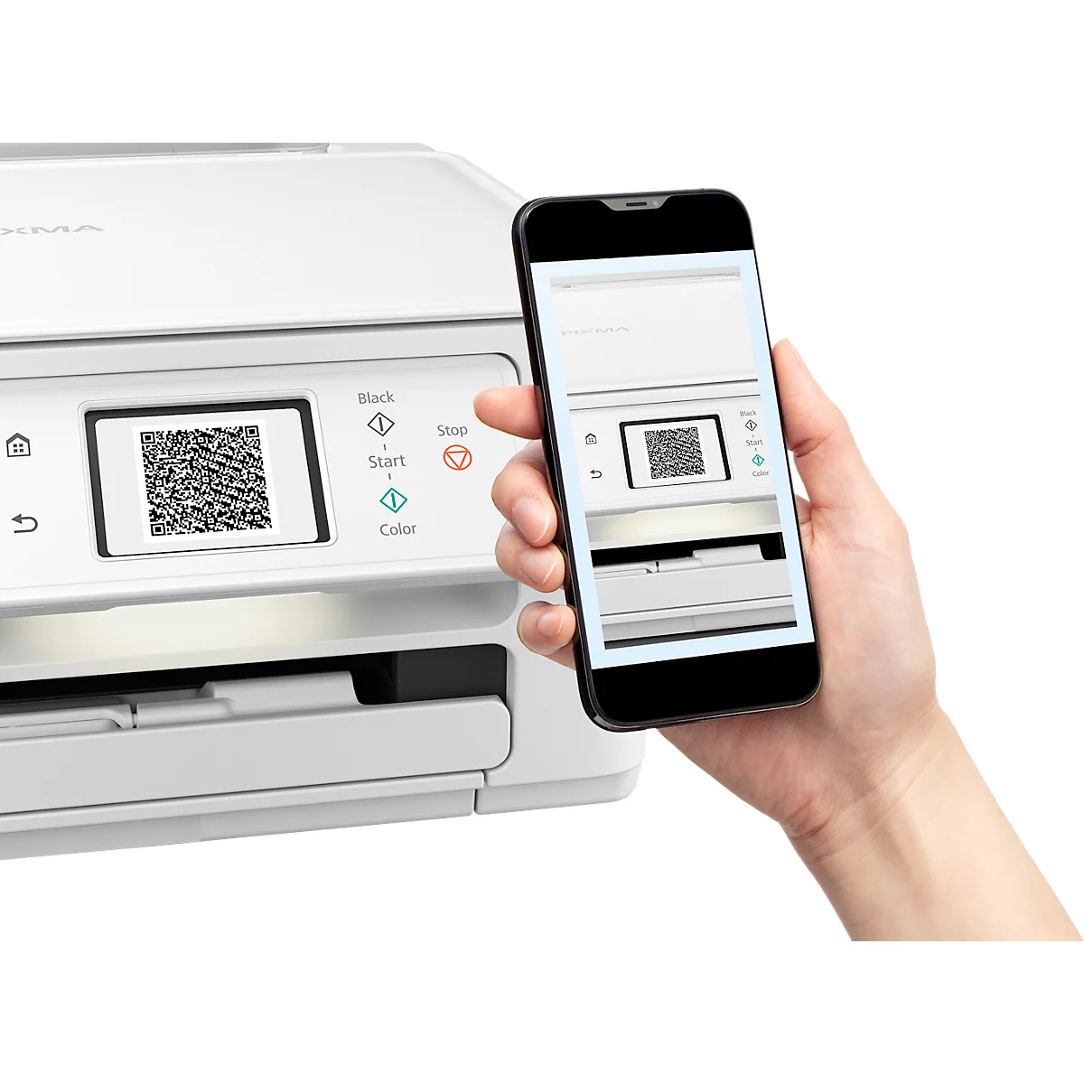 Multifunktionsdrucker Canon PIXMA TS7650i, 3 in 1, USB/WLAN/Cloud, Auto-Duplex/Mobildruck, bis A4, inkl. 2 Tinten-Druckköpfen