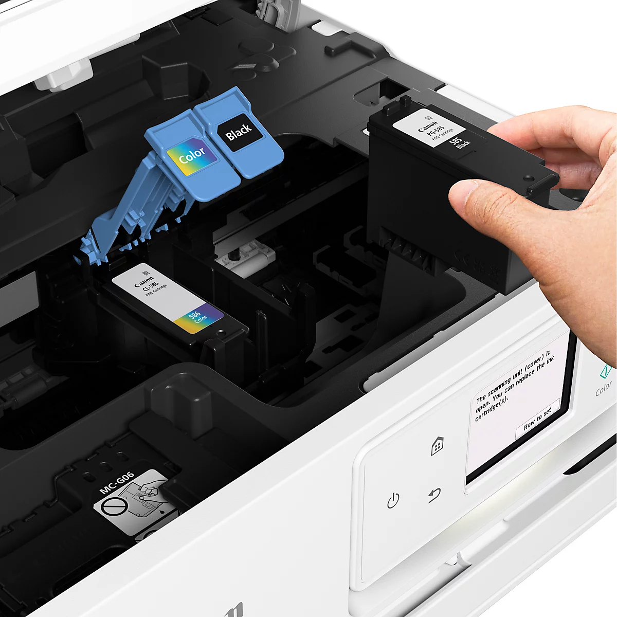 Multifunktionsdrucker Canon PIXMA TS7650i, 3 in 1, USB/WLAN/Cloud, Auto-Duplex/Mobildruck, bis A4, inkl. 2 Tinten-Druckköpfen