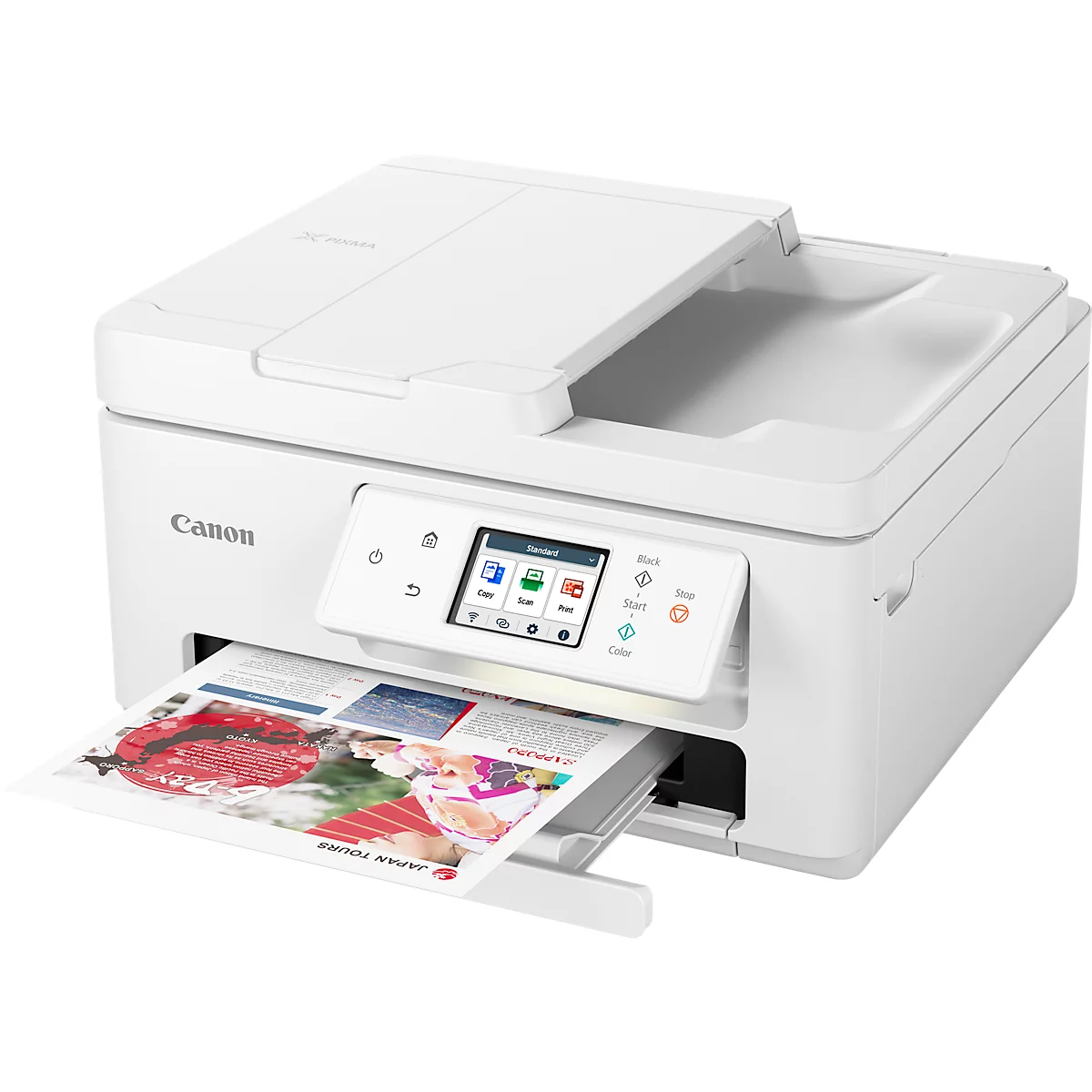Multifunktionsdrucker Canon PIXMA TS7750i, 3 in 1, USB/WLAN/Cloud, Auto-Duplex/Mobildruck, bis A4, inkl. 2 Tinten-Druckköpfen