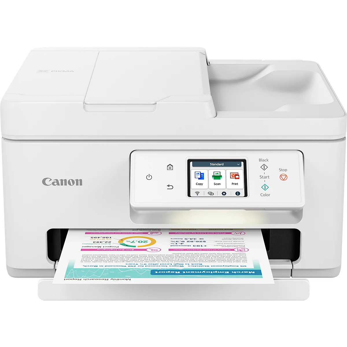 Multifunktionsdrucker Canon PIXMA TS7750i, 3 in 1, USB/WLAN/Cloud, Auto-Duplex/Mobildruck, bis A4, inkl. 2 Tinten-Druckköpfen