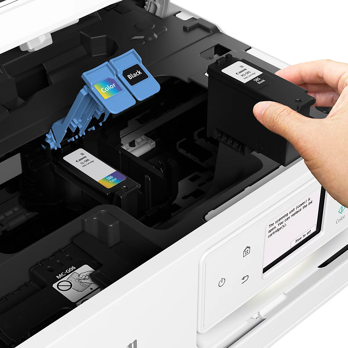 Multifunktionsdrucker Canon PIXMA TS7750i, 3 in 1, USB/WLAN/Cloud, Auto-Duplex/Mobildruck, bis A4, inkl. 2 Tinten-Druckköpfen