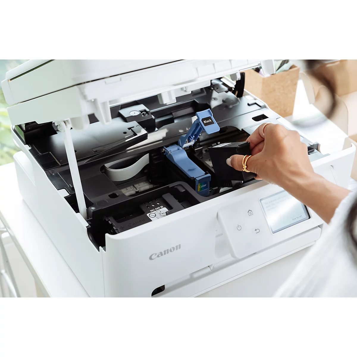 Multifunktionsdrucker Canon PIXMA TS7750i, 3 in 1, USB/WLAN/Cloud, Auto-Duplex/Mobildruck, bis A4, inkl. 2 Tinten-Druckköpfen