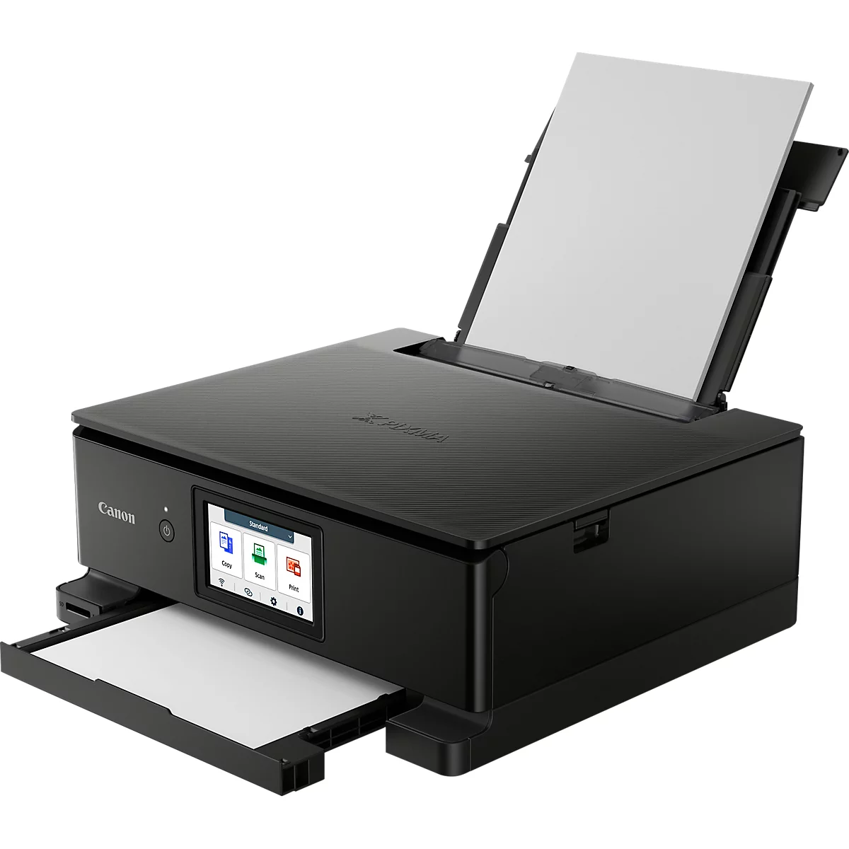 Multifunktionsdrucker Canon PIXMA TS8750, 3 in 1, USB/WLAN/Cloud/SDCard, Auto-Duplex/Mobildruck, bis A4, inkl. 6 Tintenpatronen, schwarz