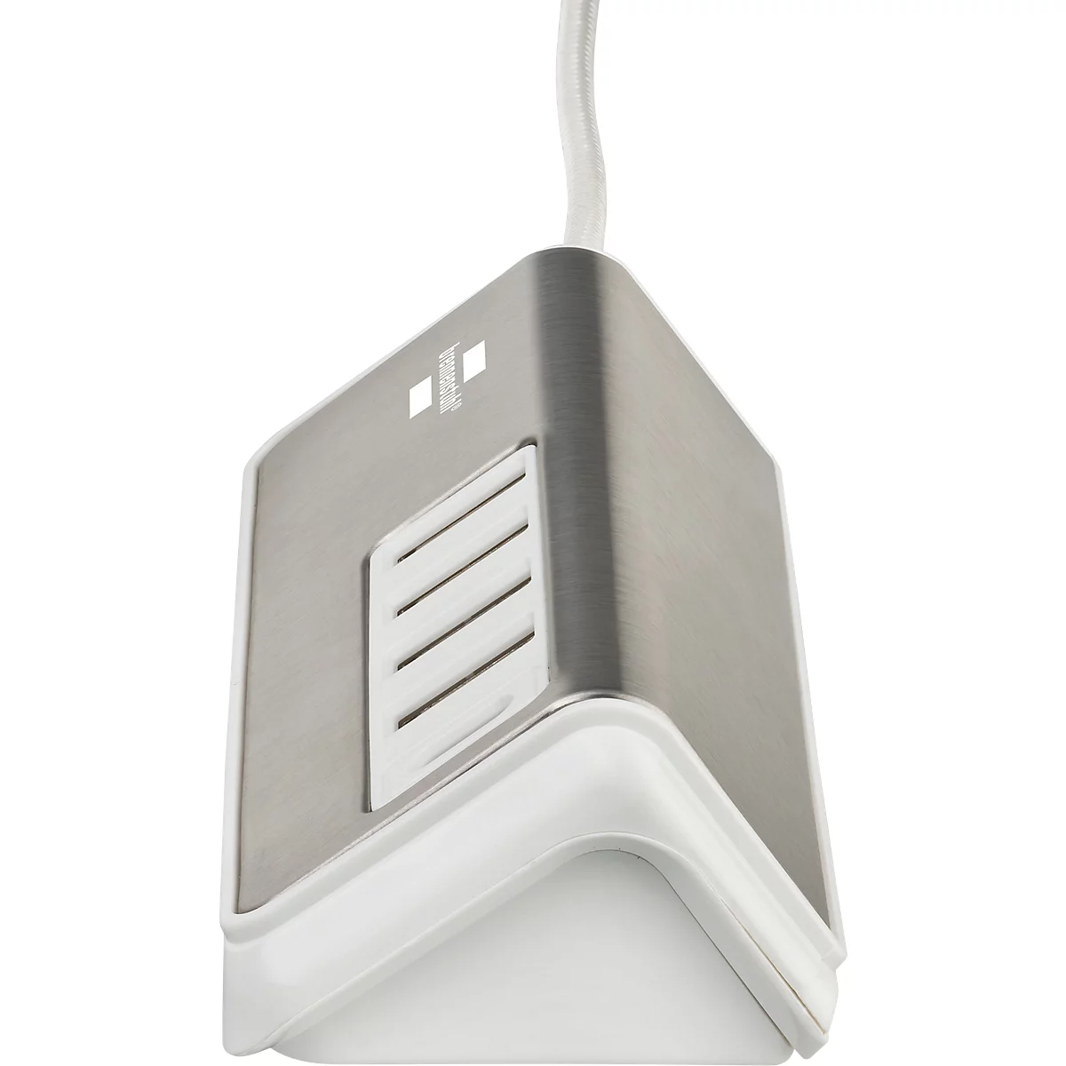 Multiladegerät brennenstuhl® estilo, für bis zu 5 Geräte, 4x USB-A und 1 x USB-C, Schnellladefunktion, Kabellänge 1,5 m, silber-weiss