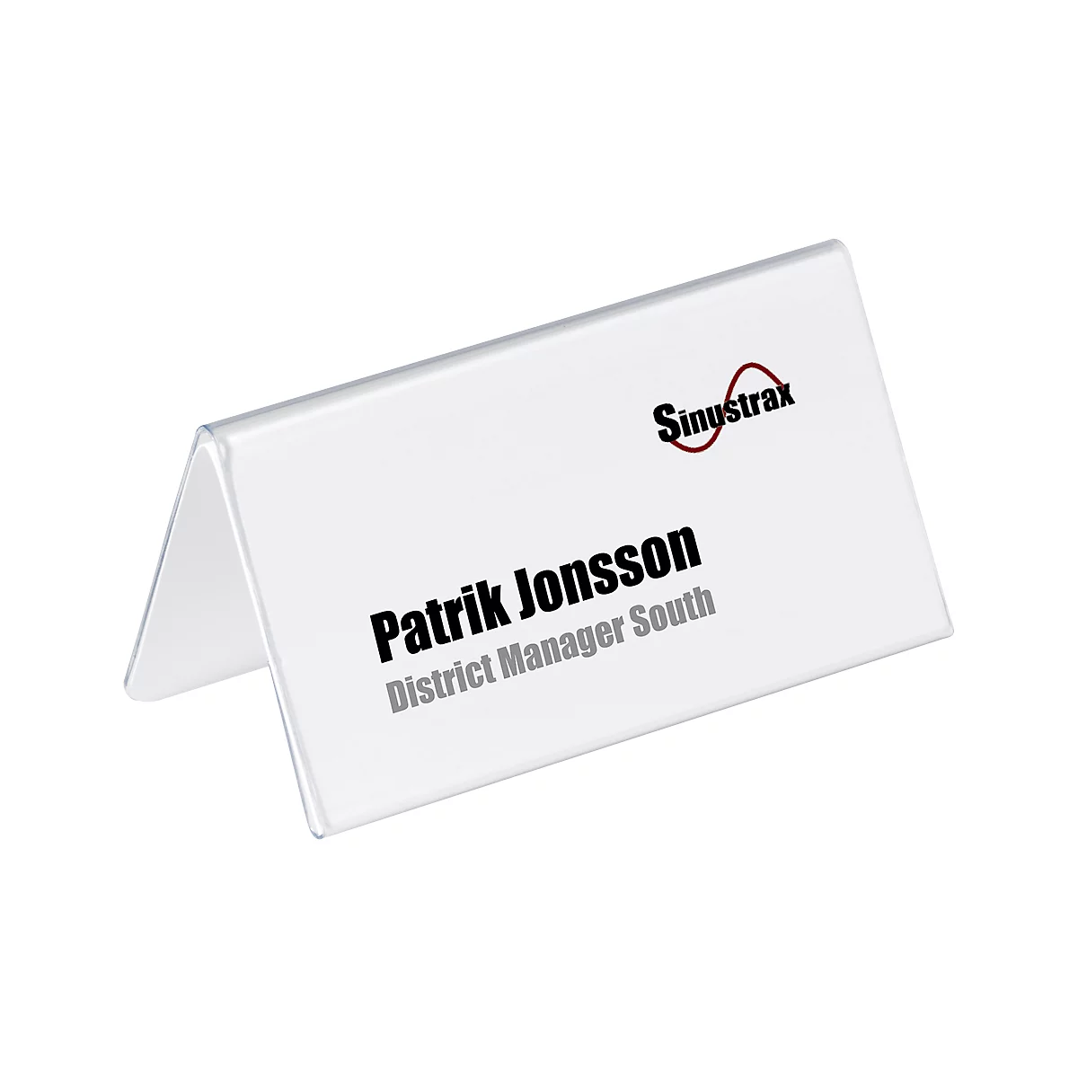 Naambadges voor tafels, 55 x 100 mm, 25 stuks
