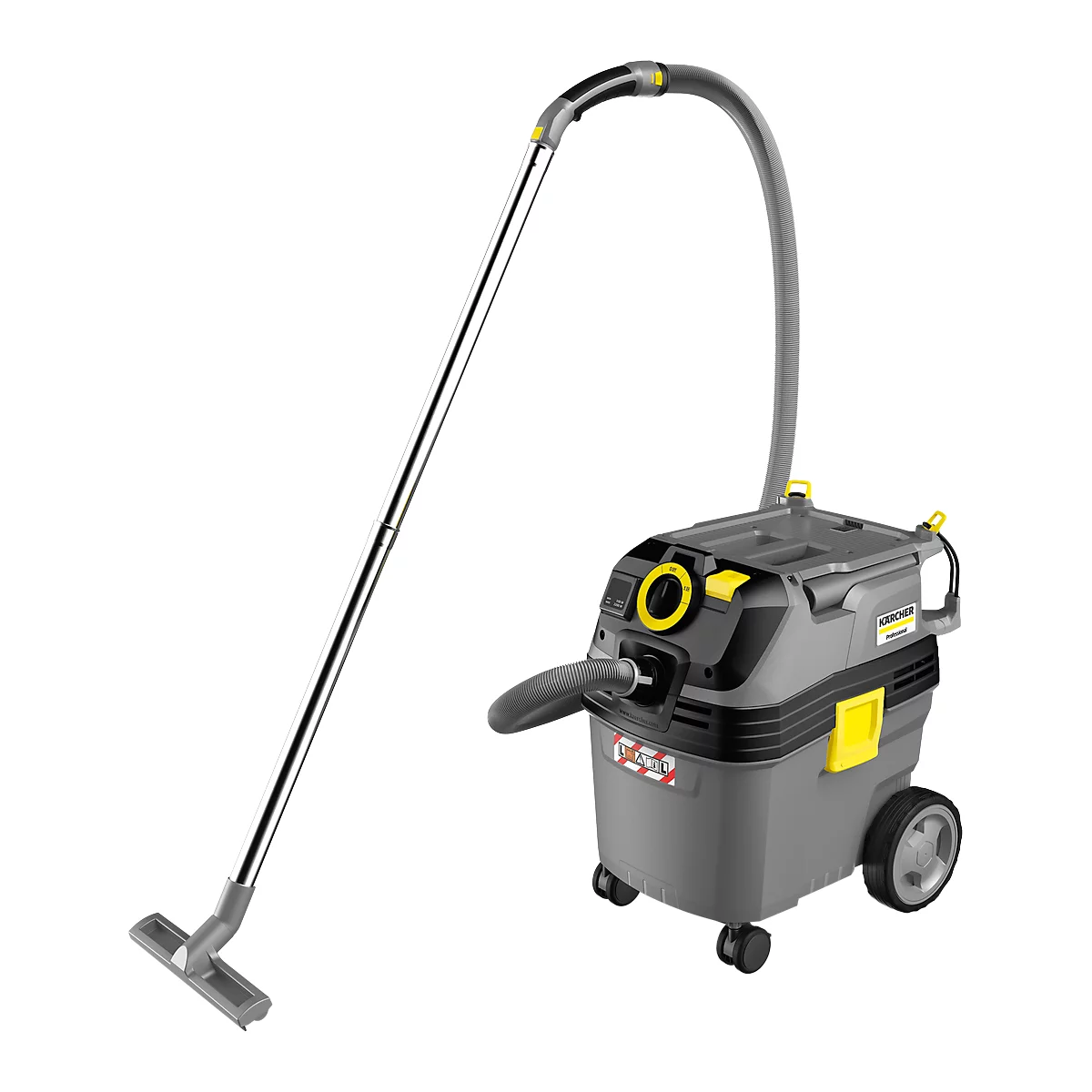 Nat-/droogzuiger Kärcher NT 30/1 Ap Te L, halfautomatische filterreiniging, 74 l/s, 30 liter
