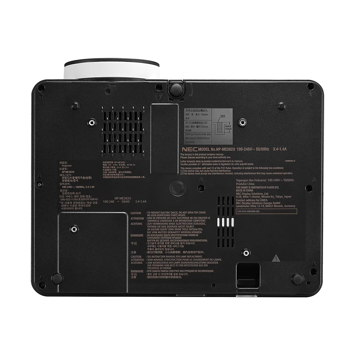 NEC ME403U - ME Series - 3-LCD-Projektor - 4000 ANSI-Lumen - WUXGA (1920 x 1200) - 16:10