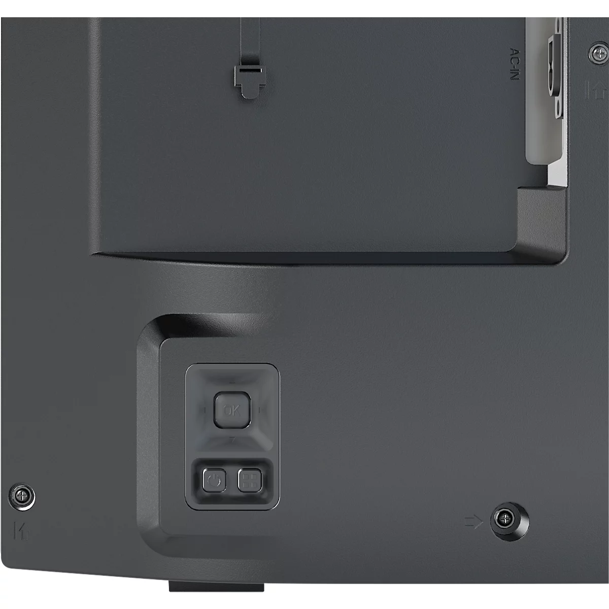 NEC MultiSync® E558 LCD 55' Essential Large Format Display, 4K UHD mit 3840 x 2160 px, schwarz