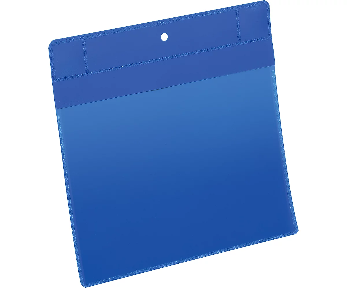 Neodym-Magnettaschen B 210 x H 148 mm (A5 quer), 10 Stück, blau