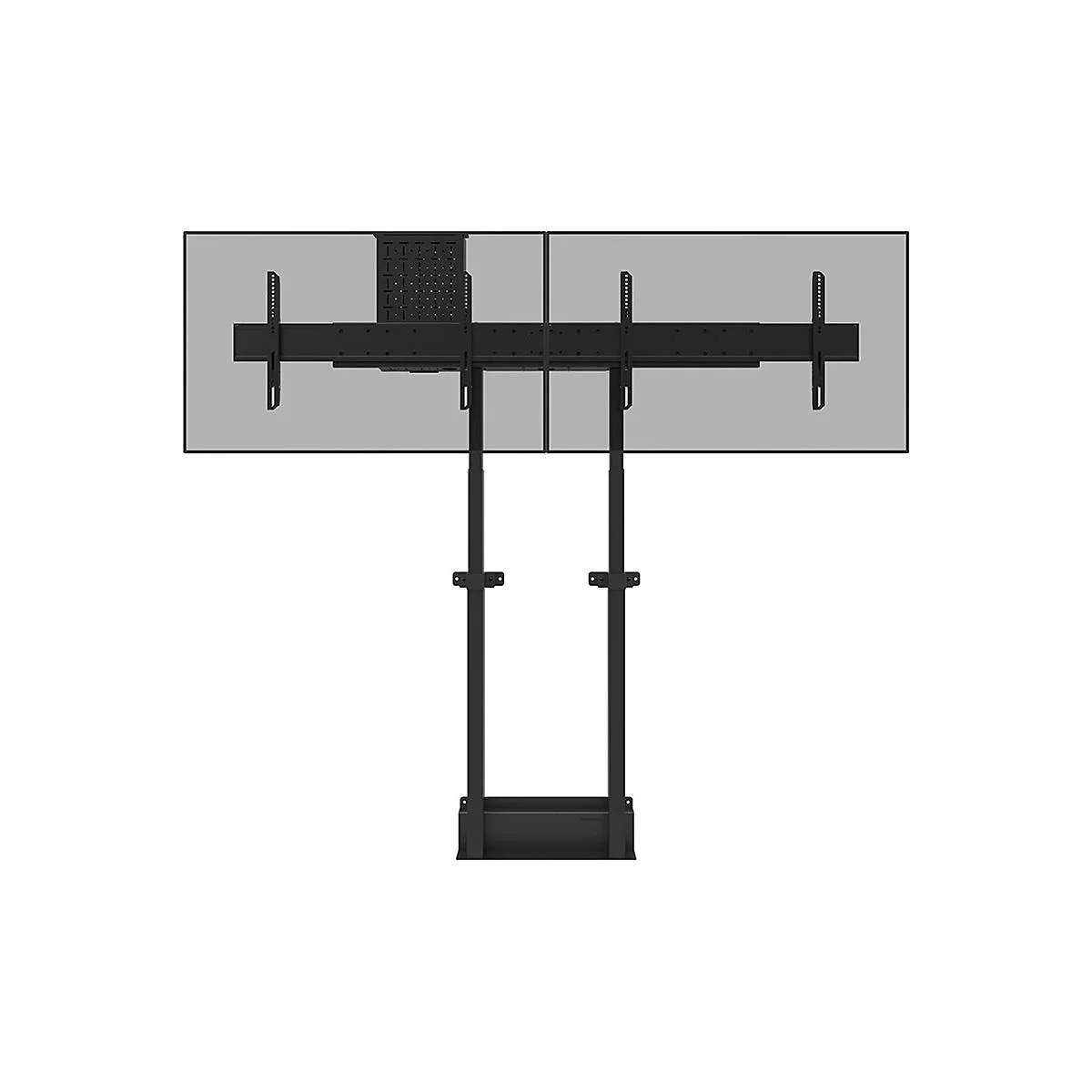 Neomounts ADM-875BL2 - Montagekomponente (Adapter) - fein einstellbar - für 2 LCD-/Plasma-Konsolen - verriegelbar - Stahl