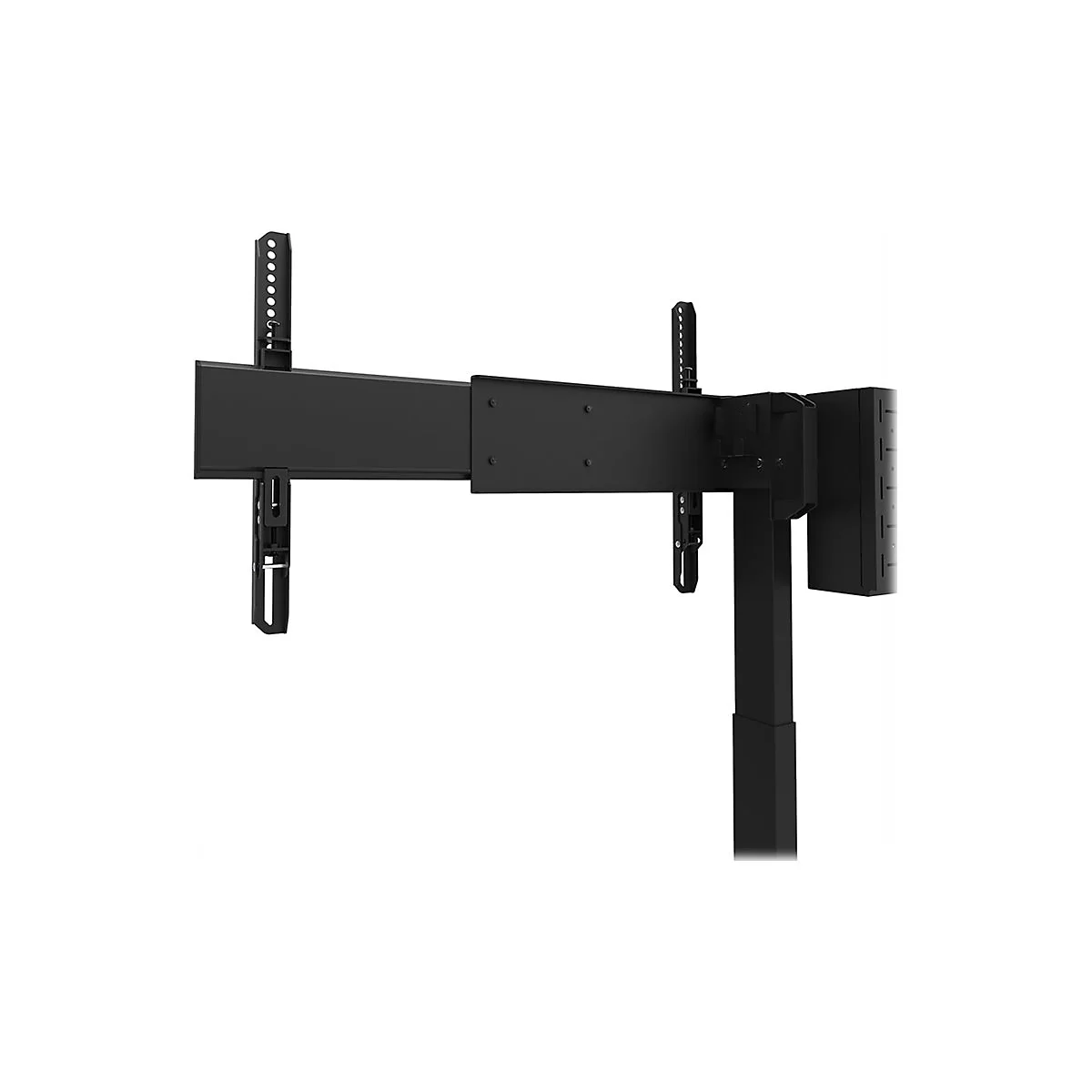Neomounts ADM-875BL2 - Montagekomponente (Adapter) - fein einstellbar - für 2 LCD-/Plasma-Konsolen - verriegelbar - Stahl