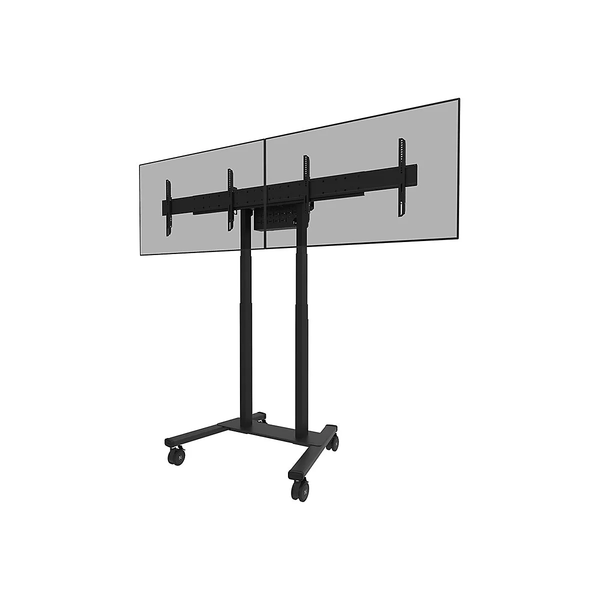 Neomounts ADM-875BL2 - Montagekomponente (Adapter) - fein einstellbar - für 2 LCD-/Plasma-Konsolen - verriegelbar - Stahl