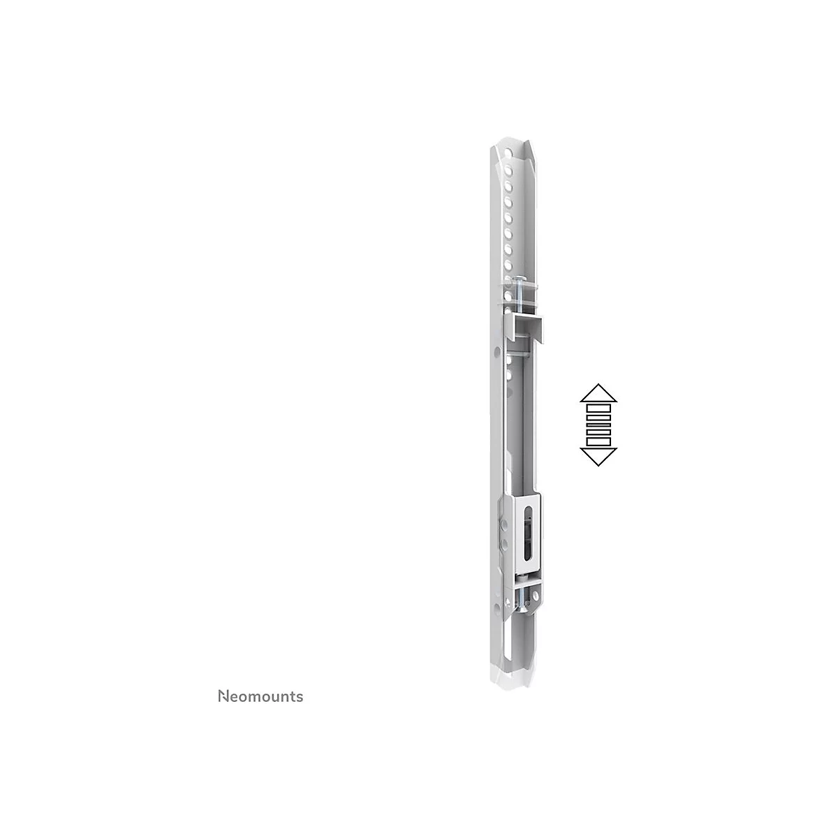 Neomounts ADM-875WH2 - Montagekomponente (Montage-Adapter) - für 2 LCD-Displays - verriegelbar - Stahl - weiß