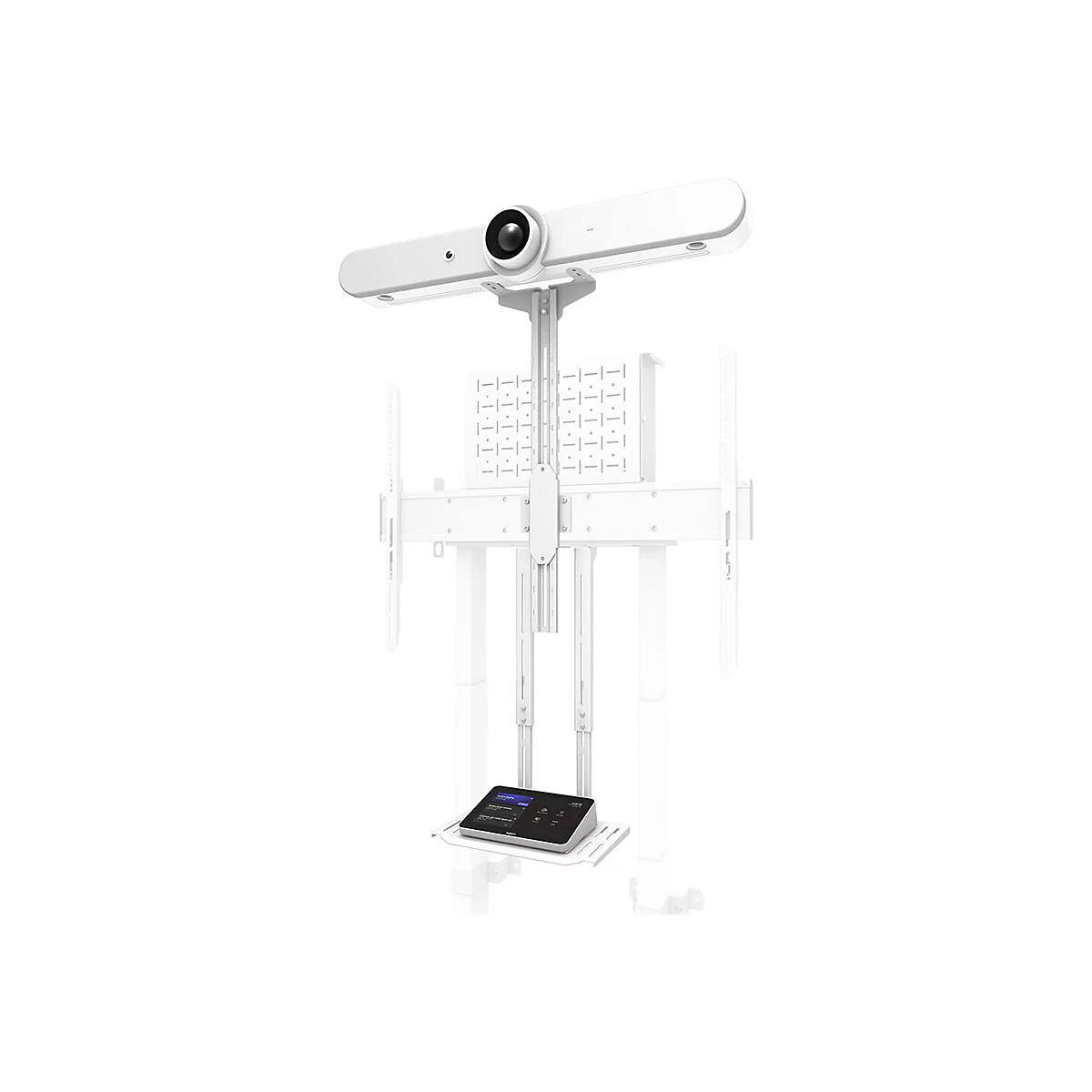 Neomounts AFL-875WH1 - Befestigungskit (Regal, Kamerabord, Adapter für Kamerabord) - für Kamera / Mediabox - Stahl - weiß - am Wagen montierbar