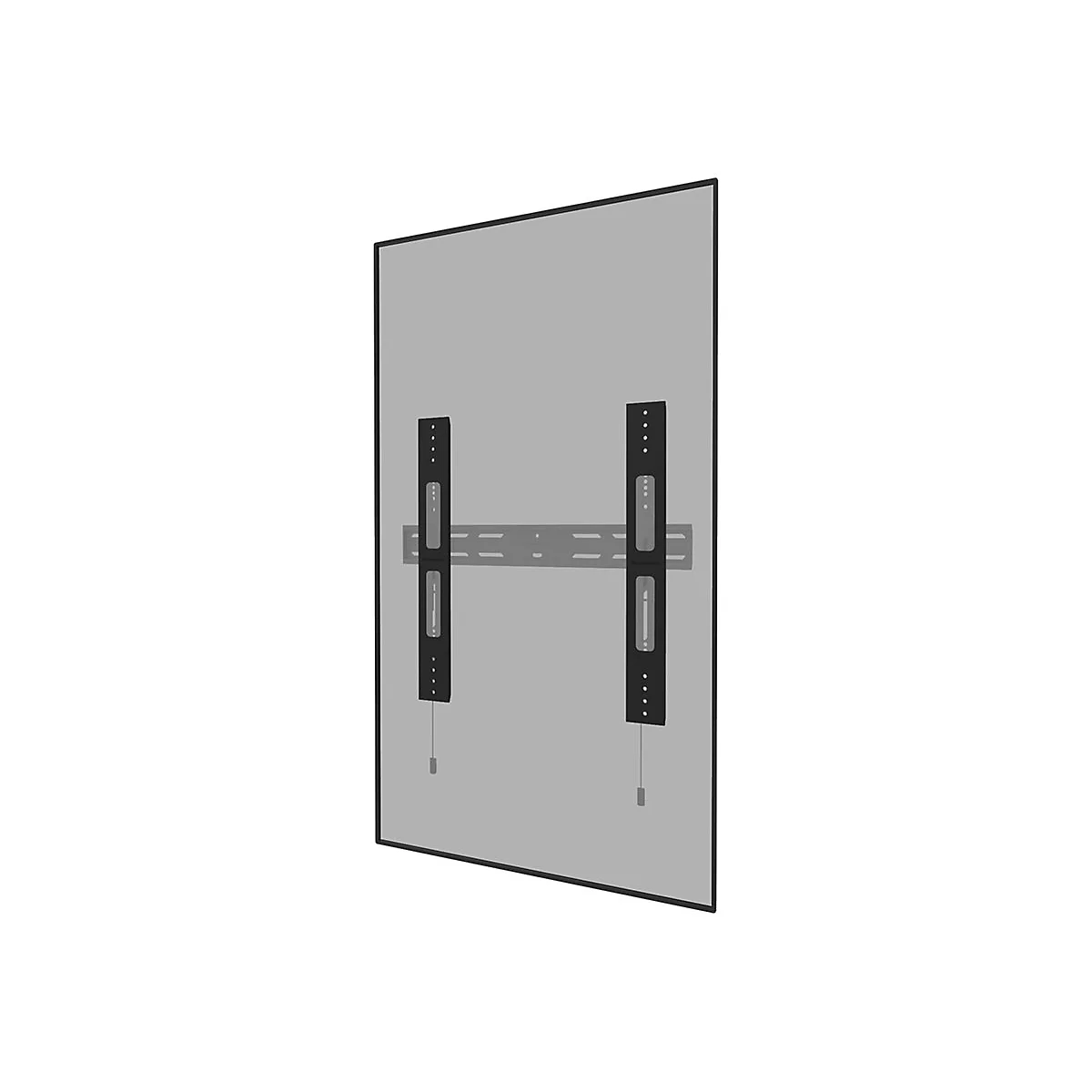 Neomounts AWL-250BL16 - Befestigungskit (VESA-Erweiterungskit) - für Flachbildschirm - Stahl - Schwarz - Wandmontage