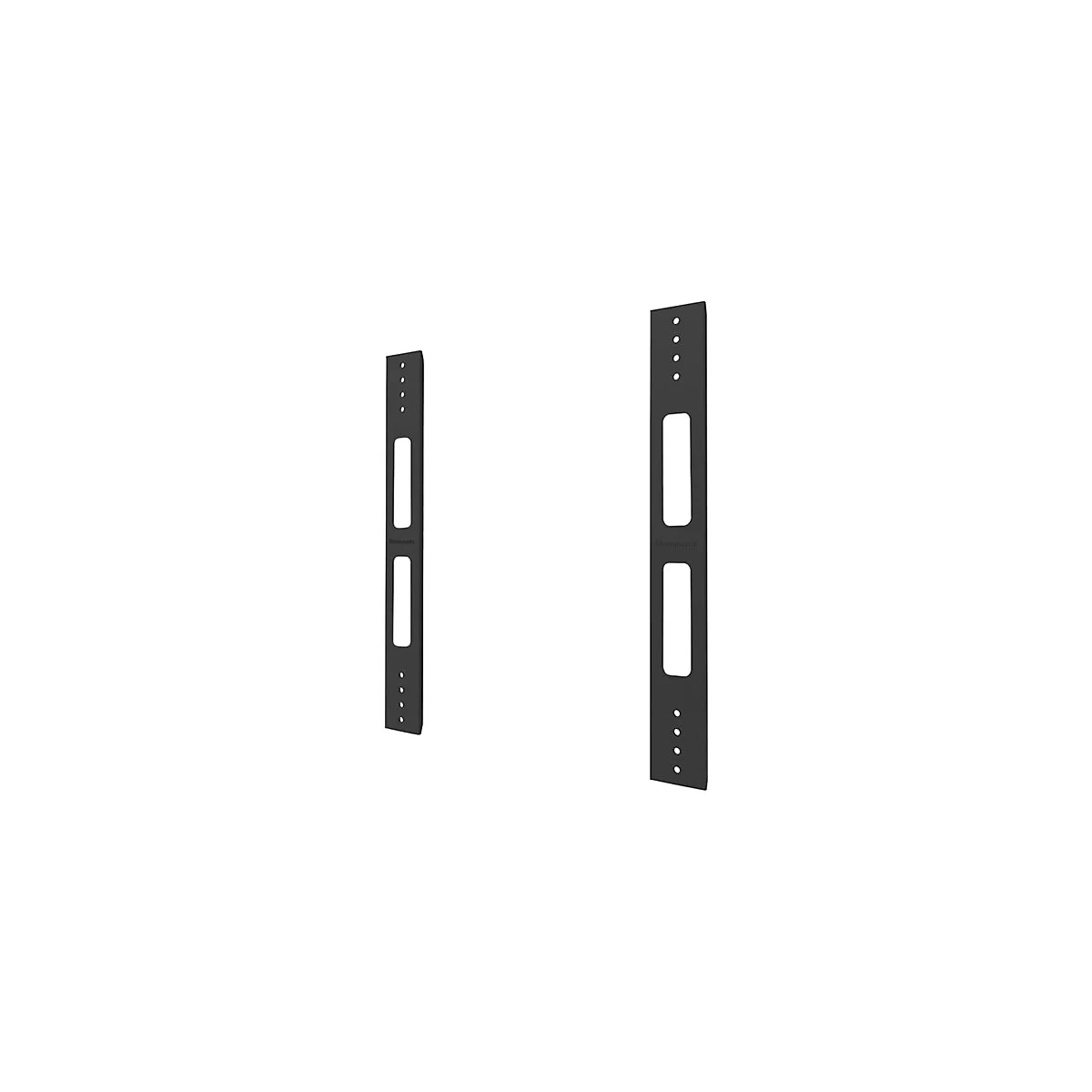 Neomounts AWL-250BL16 - Befestigungskit (VESA-Erweiterungskit) - für Flachbildschirm - Stahl - Schwarz - Wandmontage