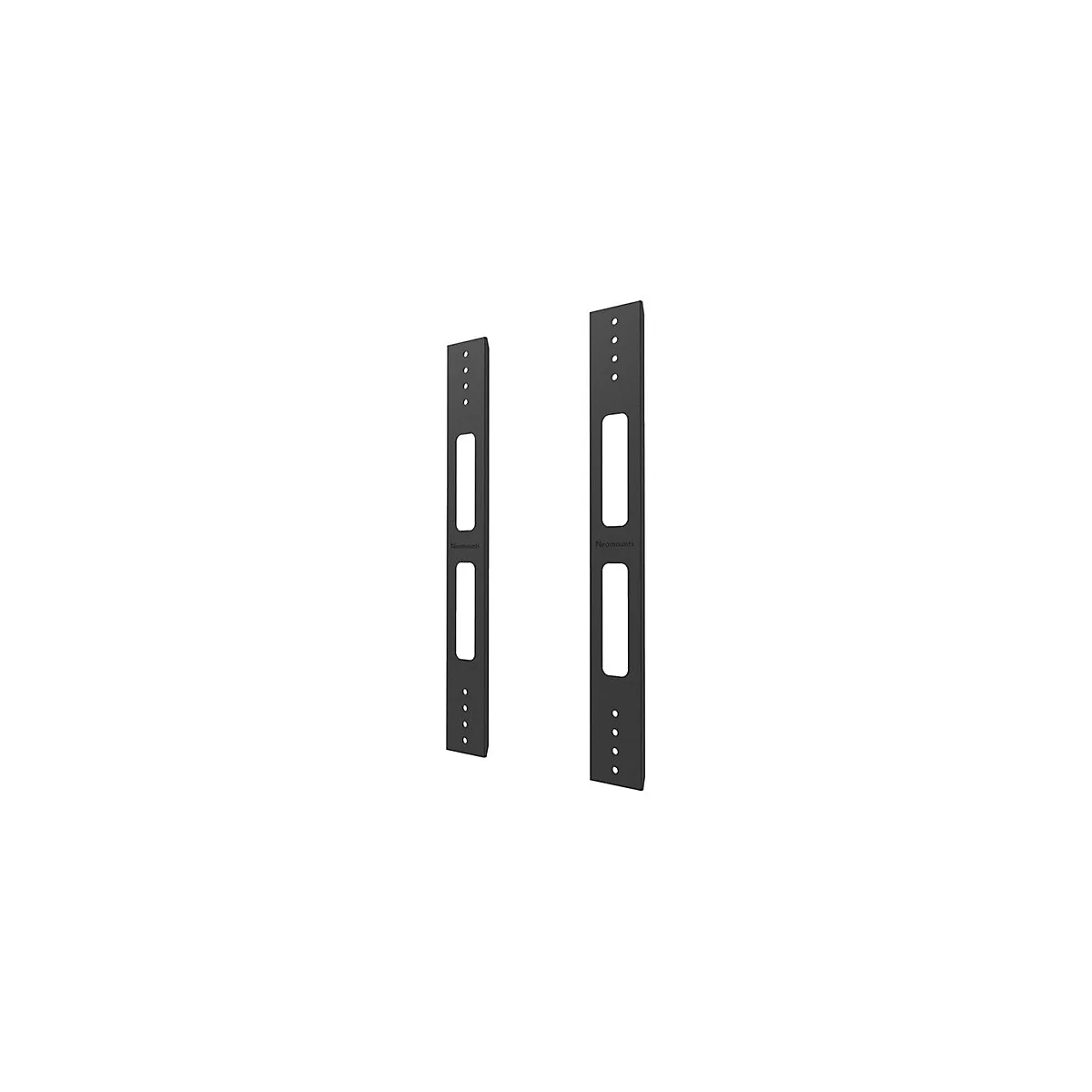 Neomounts AWL-250BL16 - Befestigungskit (VESA-Erweiterungskit) - für Flachbildschirm - Stahl - Schwarz - Wandmontage