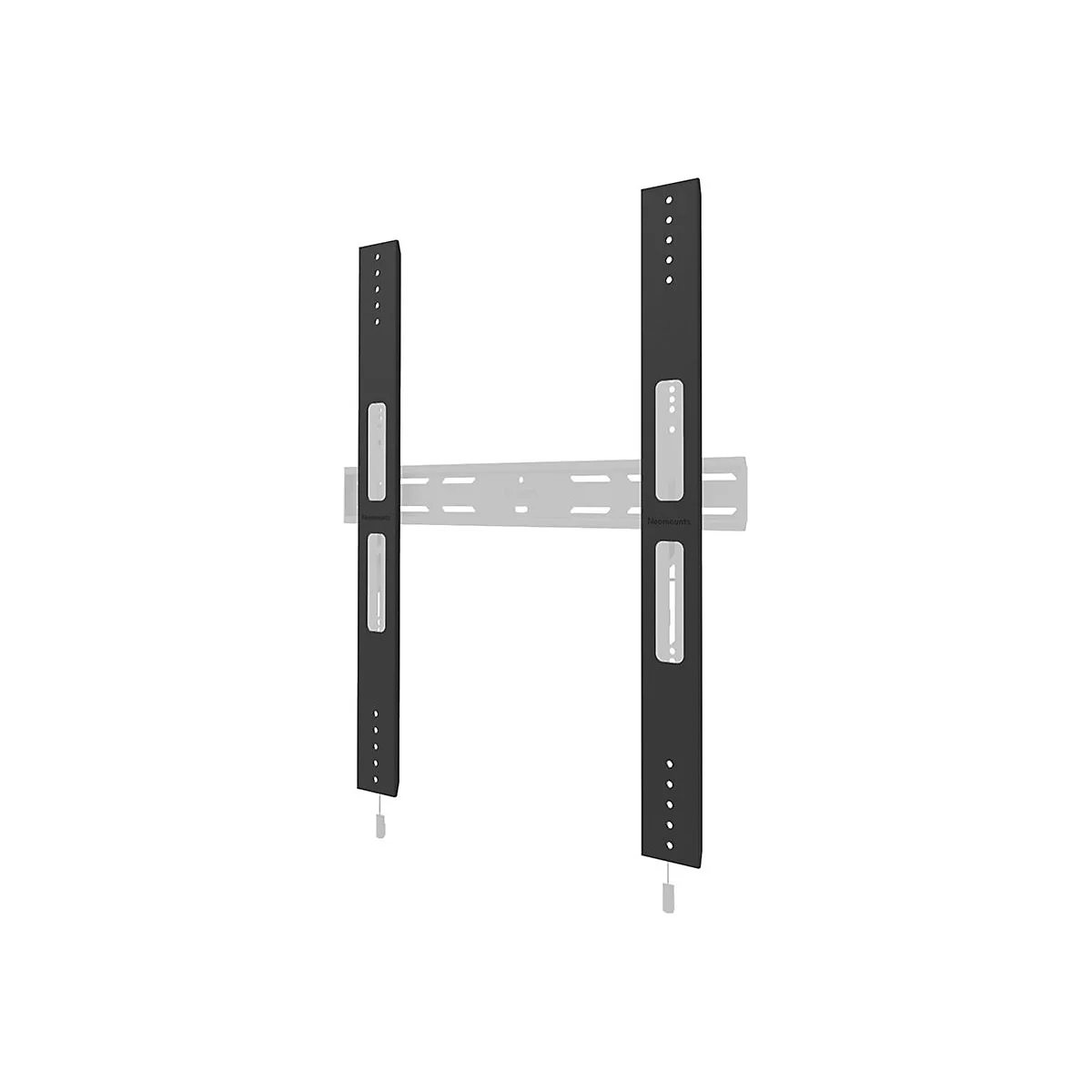 Neomounts AWL-250BL18 - Befestigungskit (VESA-Erweiterungskit) - für Flachbildschirm - Stahl - Schwarz - Wandmontage