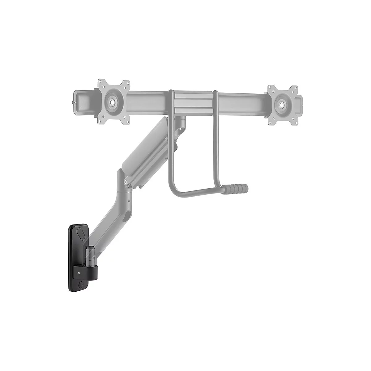 Neomounts AWL75-450BL - Montagekomponente (Wandadapter) - für Gelenkarm - Schwarz