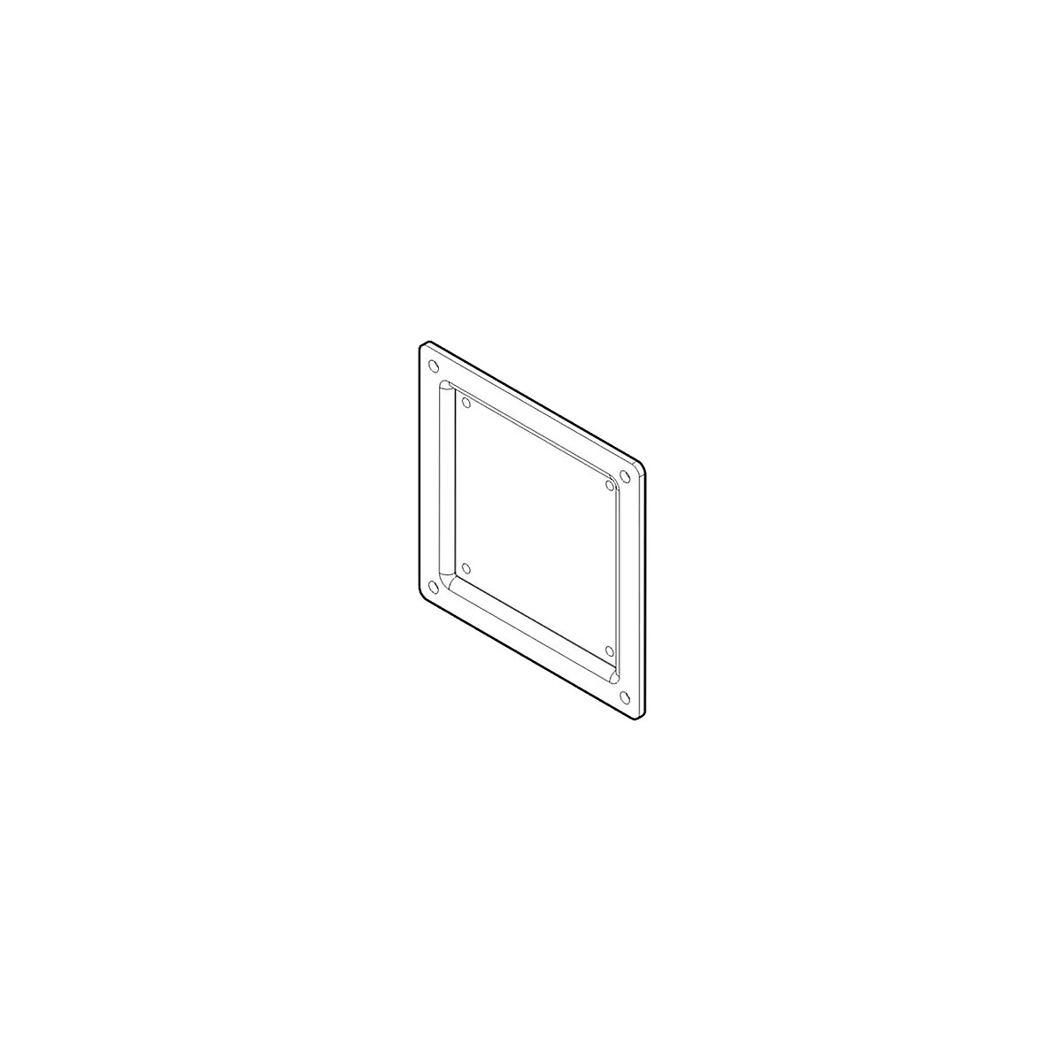Neomounts by Newstar FPMA-VESA100 - Montagekomponente - für LCD-Display - Schwarz