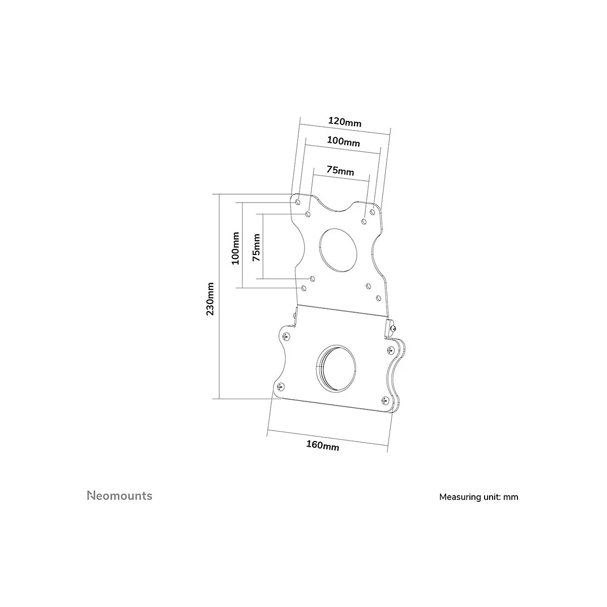 Neomounts by Newstar FPMA-VESAMAC2127 - Montagekomponente - für iMac - Silber