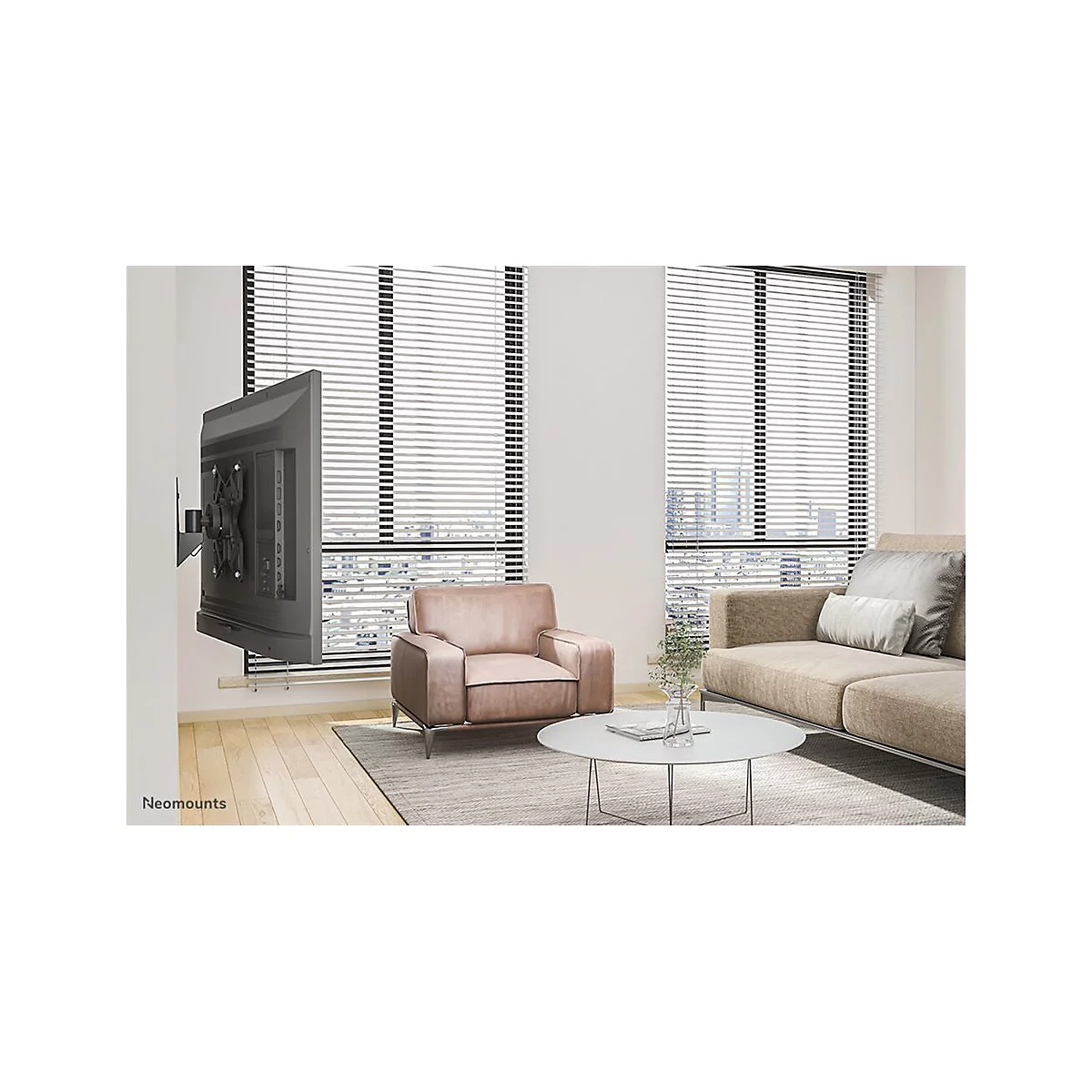 Neomounts by Newstar FPMA-W815 - Klammer - full-motion - für LCD-Display - Schwarz