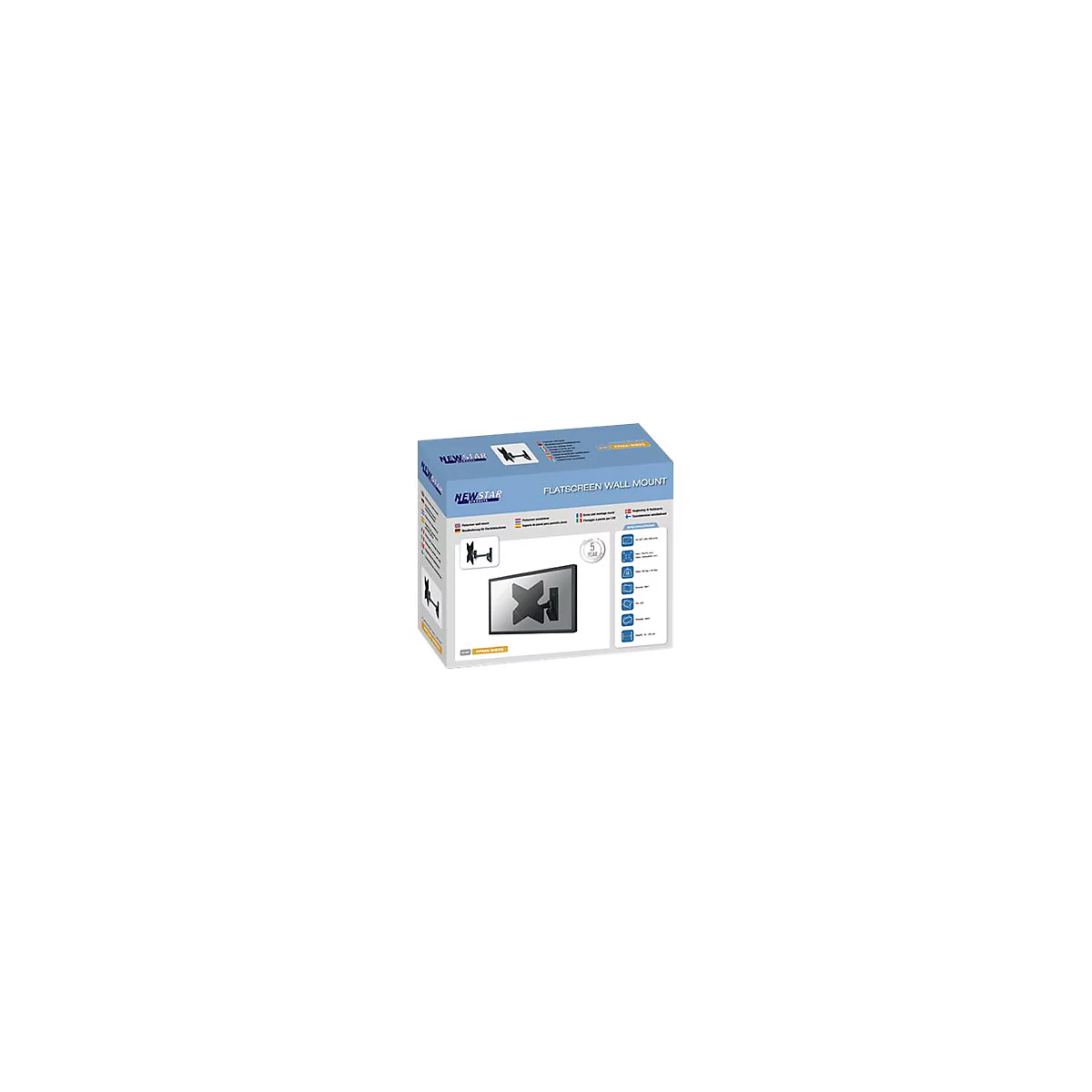 Neomounts by Newstar FPMA-W825 - Klammer - full-motion - für LCD-Display - Schwarz