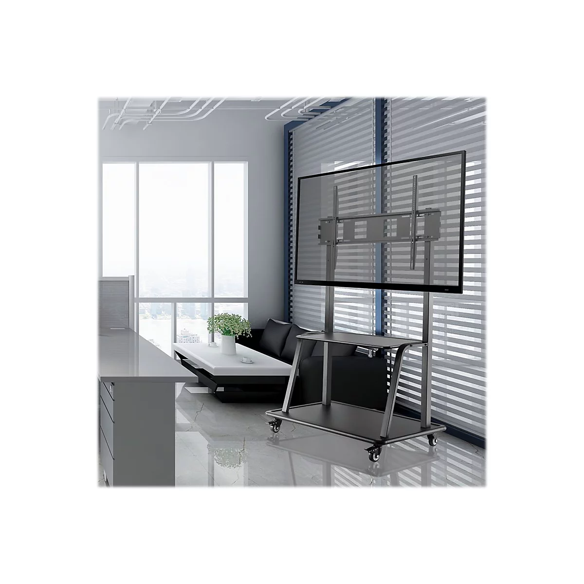 Neomounts by Newstar NS-M4000 - Wagen - für LCD-Display / AV-System - Schwarz