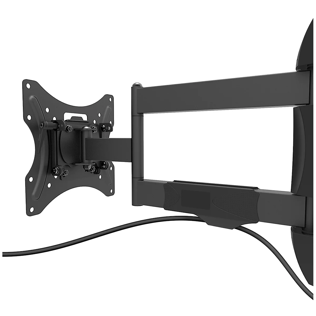 Neomounts® by Newstar WL40-550BL12, voor 1 monitor 32-55' &amp; tot 35 kg, tilt &amp; swivel, kabelmanagement, VESA, 5 jaar garantie, zwart